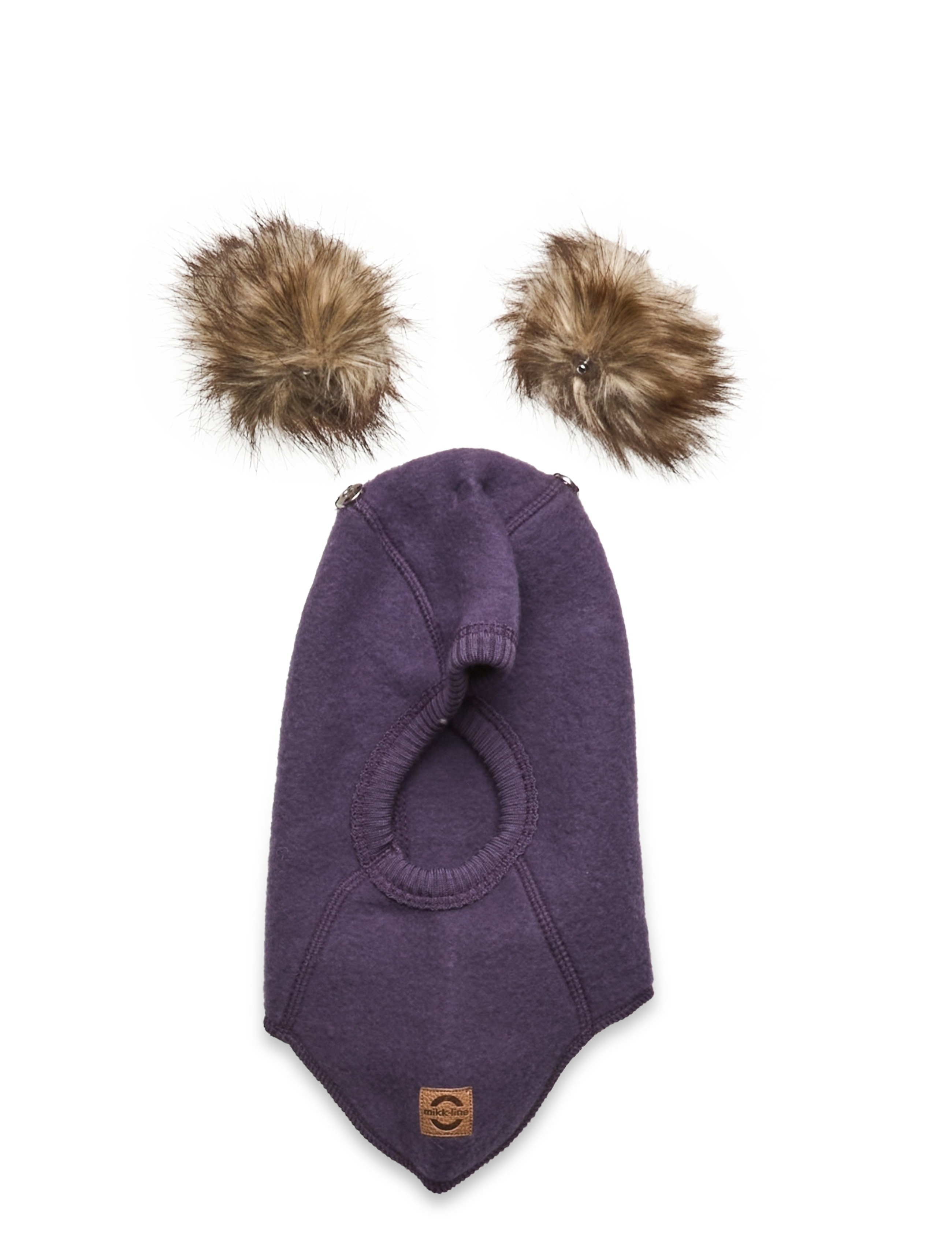 mikk-line - Wool Fullface w. Pom Pom - zubehör - nightshade - 3