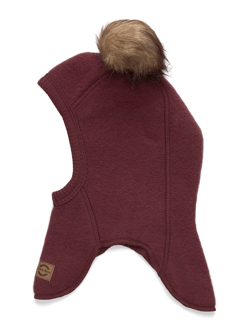 mikk-line - Wool Fullface w. Pom Pom - talveaksessuaarid - rum raisin - 0