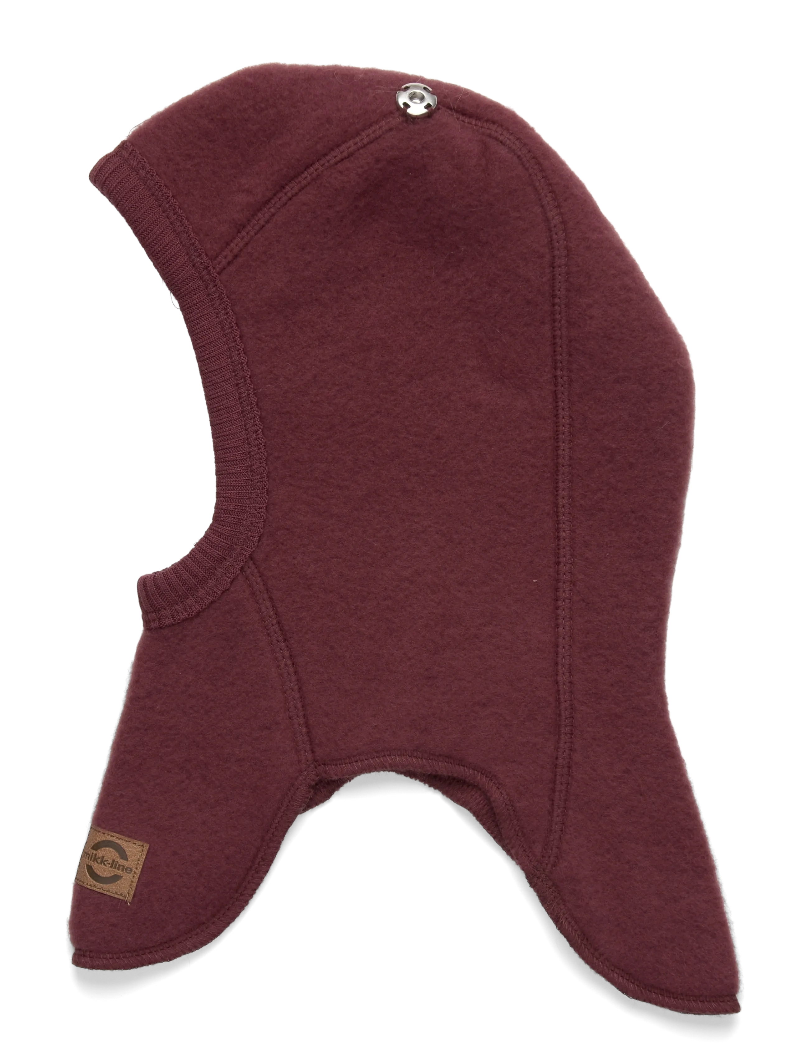 mikk-line - Wool Fullface w. Pom Pom - accessories - rum raisin - 2