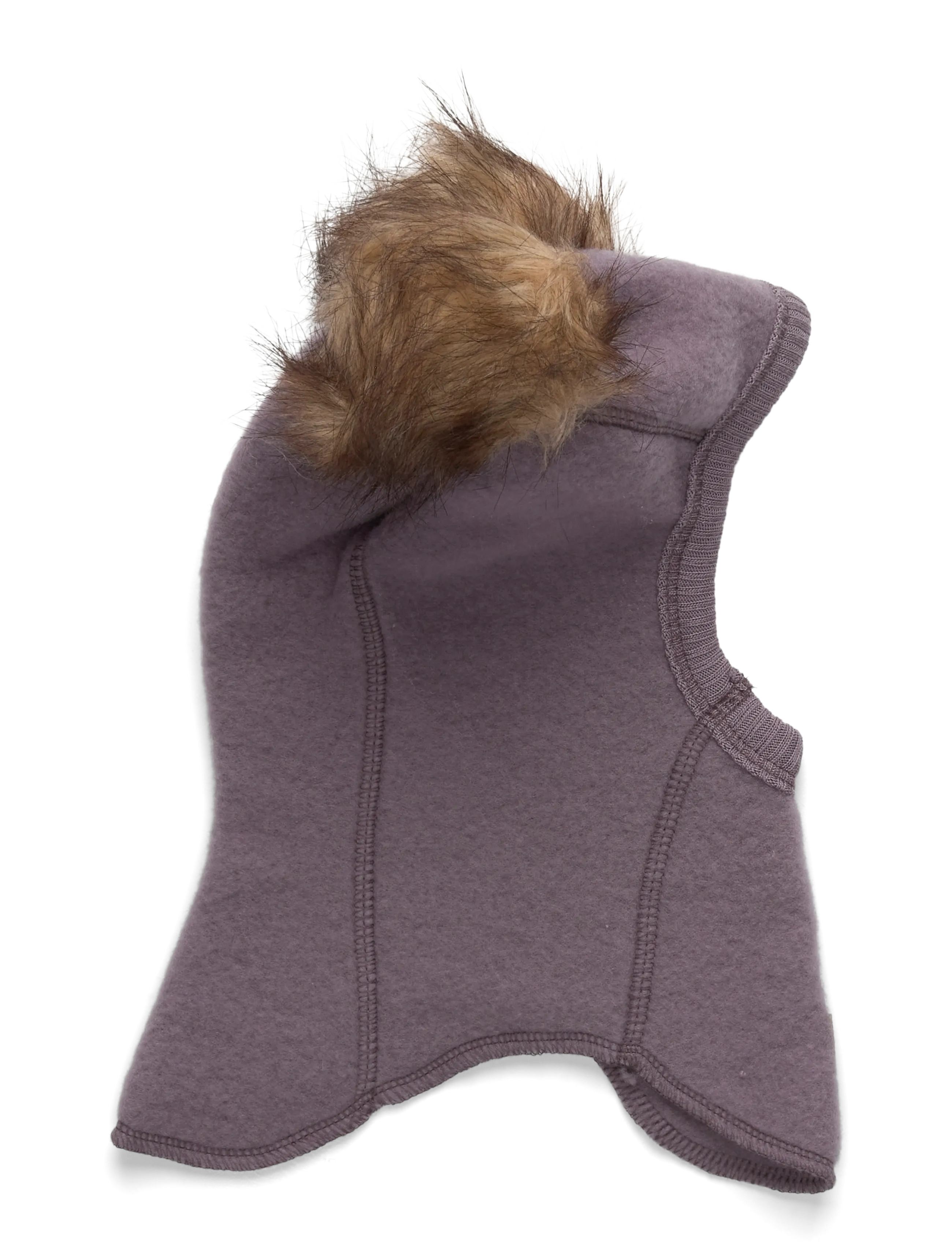 mikk-line - Wool Fullface w. Pom Pom - accessories - sparrow - 1