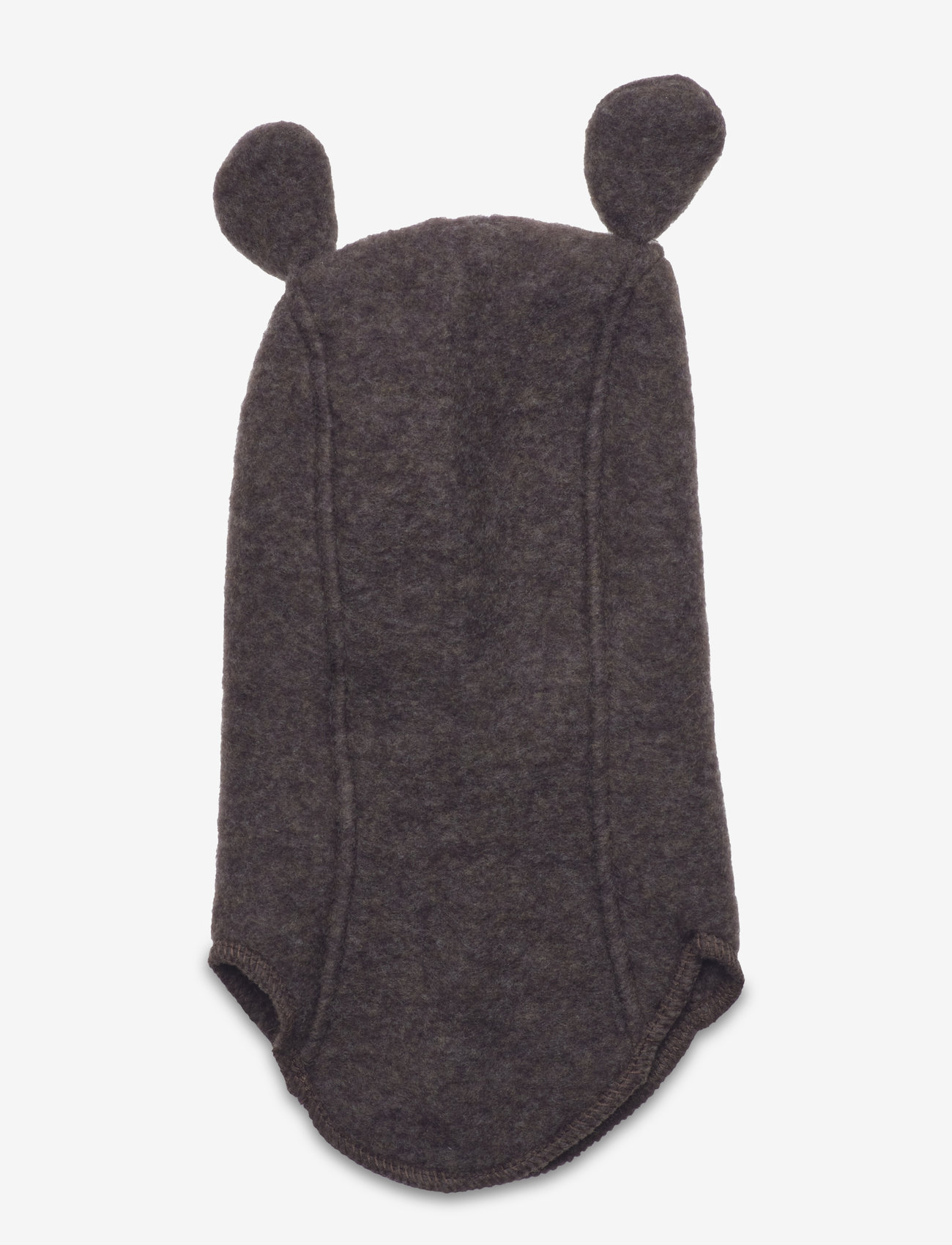 mikk-line - Wool Fullface w Ears - accessories - dark brown melange - 1