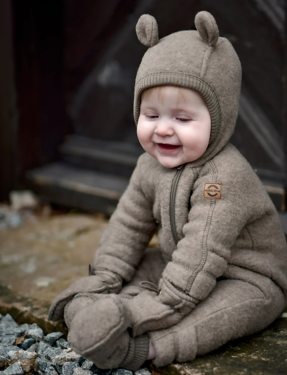 mikk-line - Wool Fullface w Ears - vinteraccessoarer - melange denver - 0