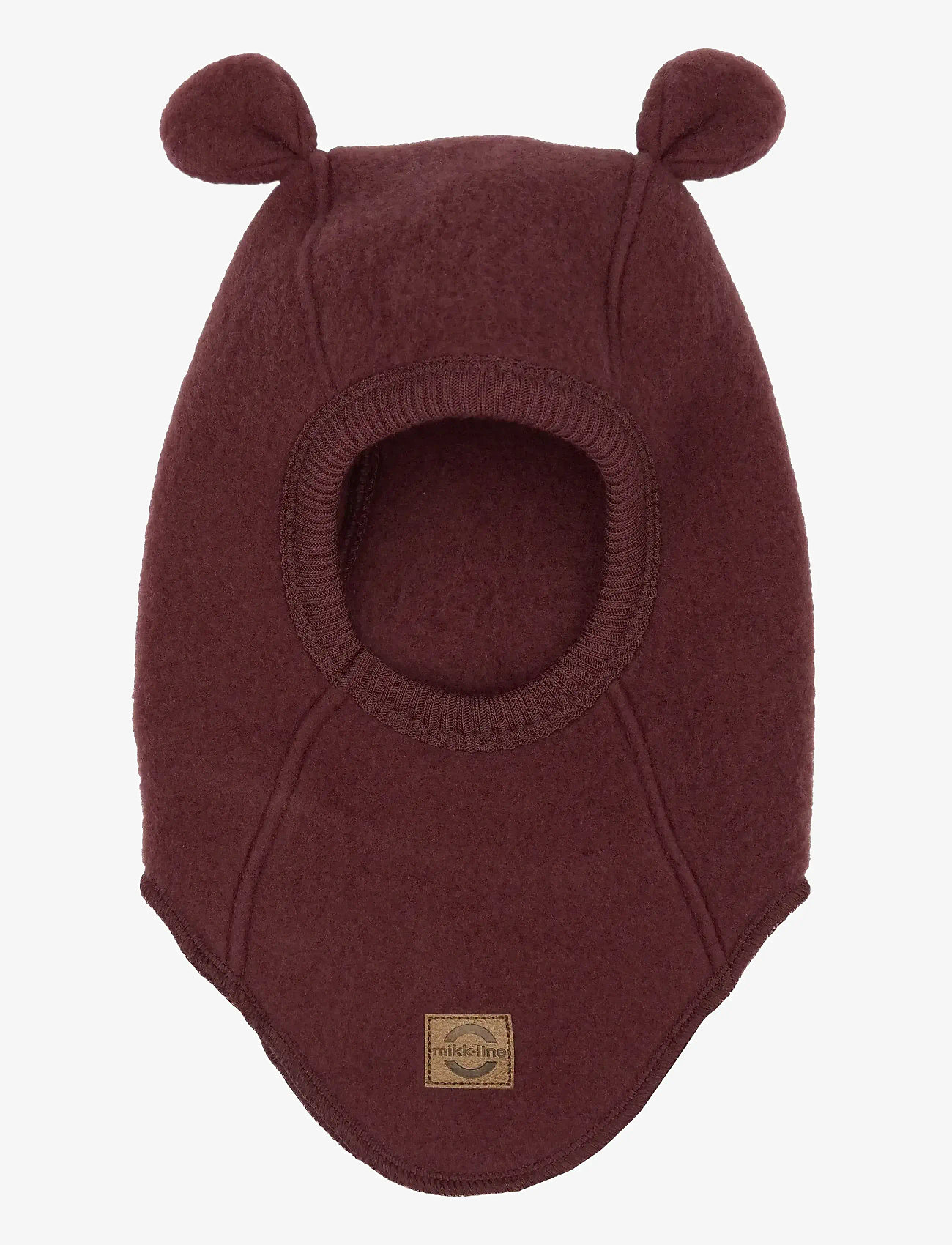mikk-line - Wool Fullface w Ears - aksesuarai - rum raisin - 0