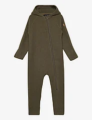 mikk-line - Wool Baby suit w ears - jumpsuits - beech - 0