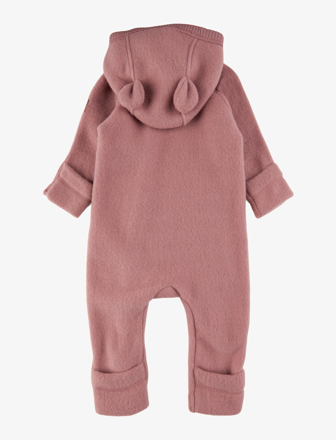 mikk-line - Wool Baby suit w ears - fleecedragter - burlwood - 1