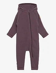 mikk-line - Wool Baby suit w ears - kombinezonai - huckleberry - 0