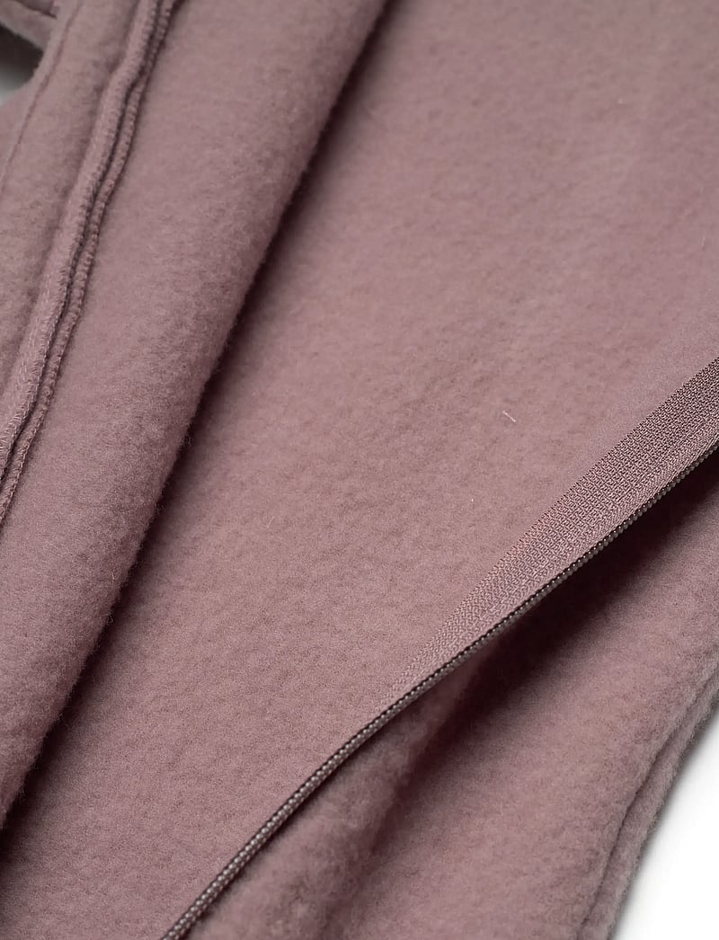 mikk-line - Wool Baby suit w ears - fleeceoveraller - twilight mauve - 3