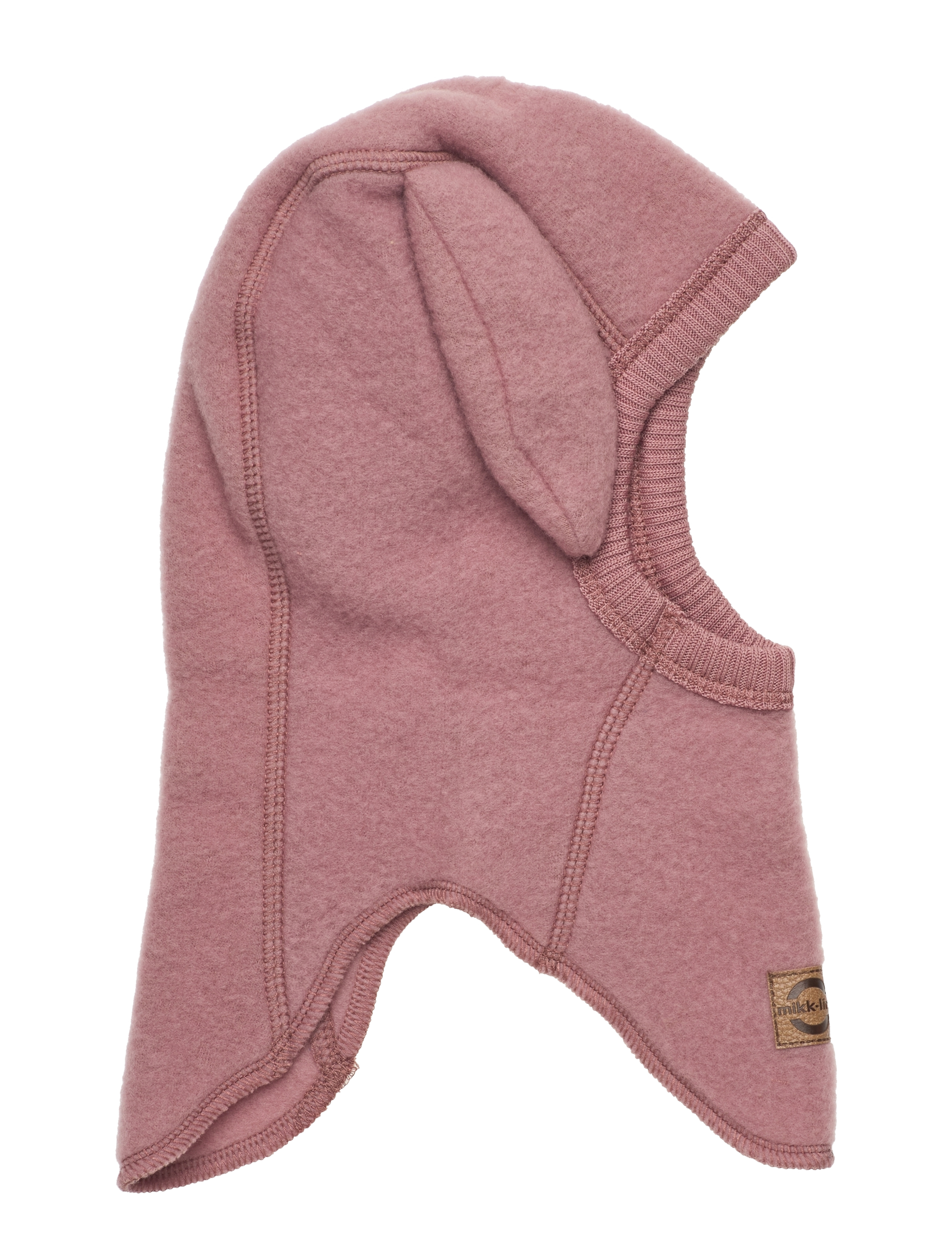 mikk-line Wool Fullface W Bunny Ears, 62/68, Headwear, Rosa - Balaclava, Kinder