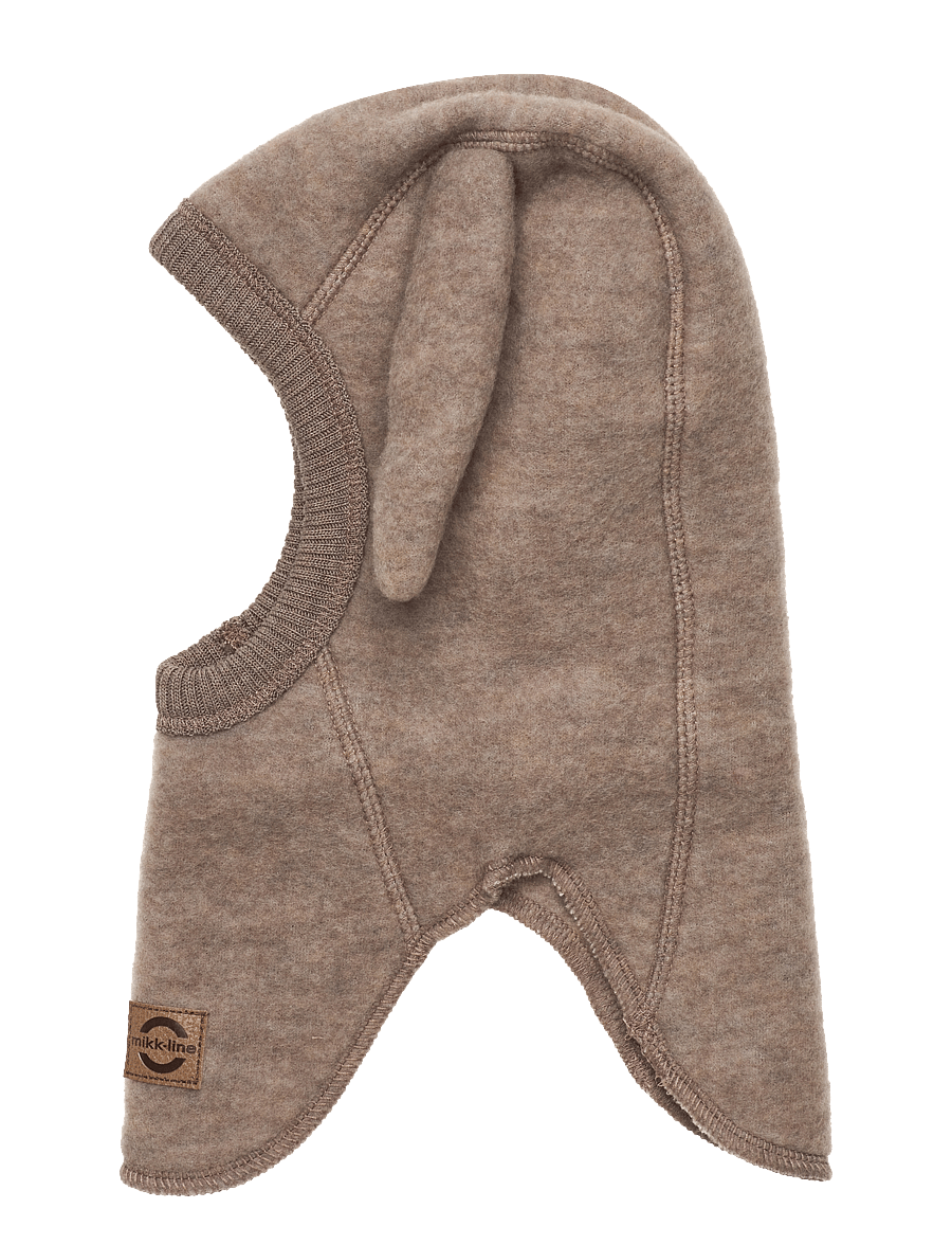 mikk-line - Wool Fullface w Bunny Ears - winteraccessoires - melange denver - 1