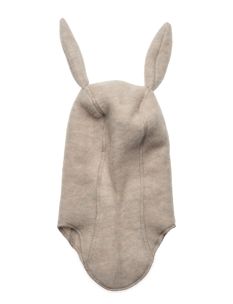 mikk-line - Wool Fullface w Bunny Ears - winteraccessoires - melange offwhite - 2