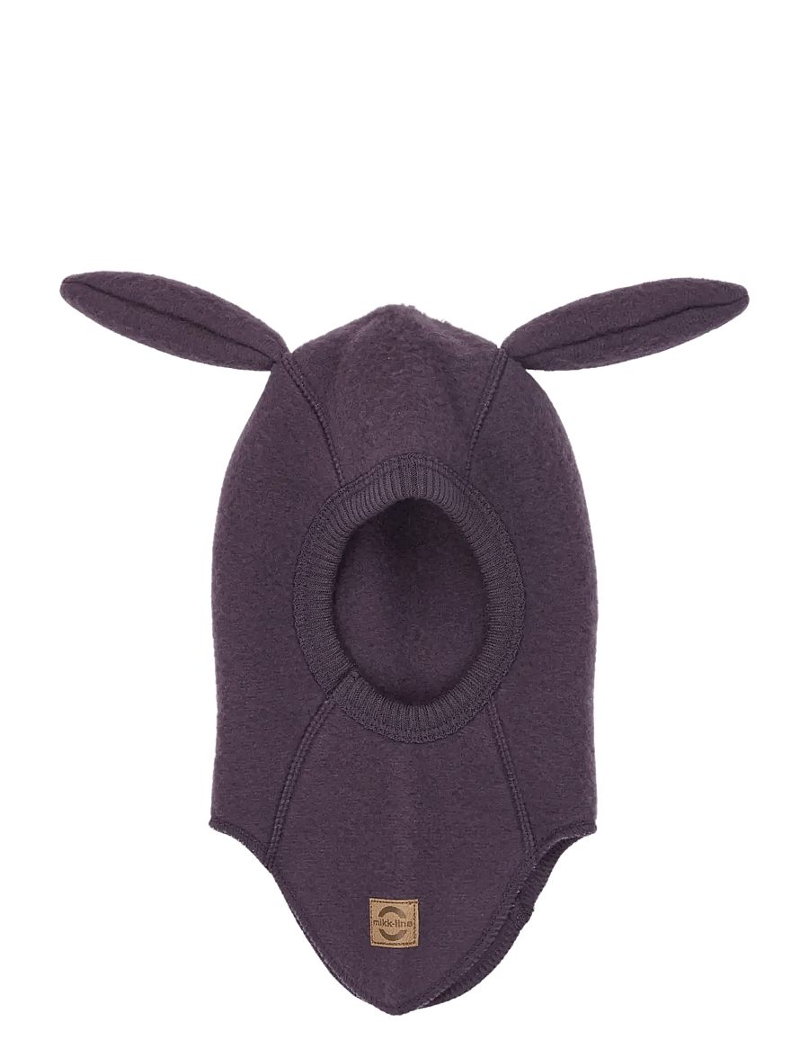 mikk-line - Wool Fullface w Bunny Ears - winteraccessoires - plum perfect - 0