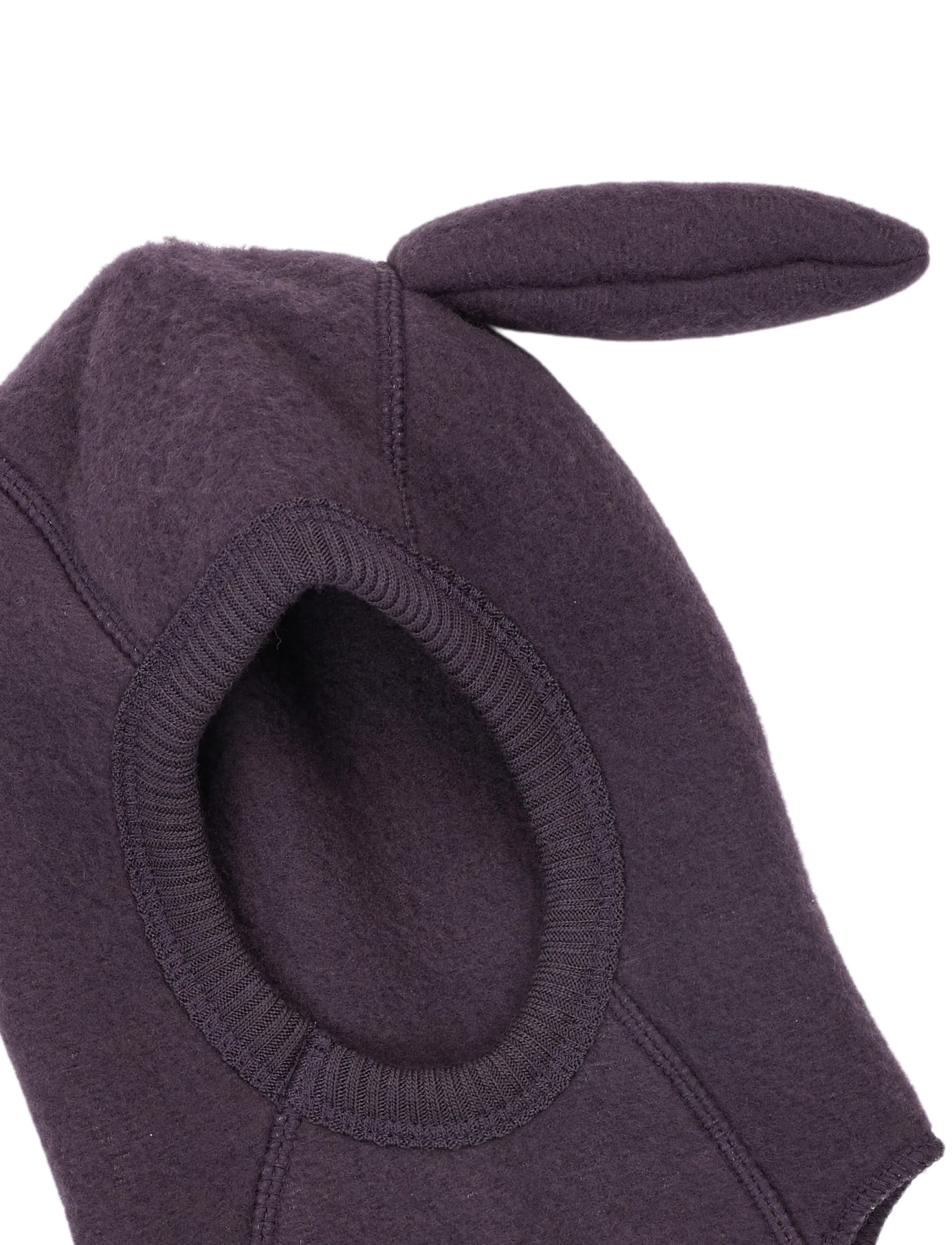 mikk-line - Wool Fullface w Bunny Ears - winteraccessoires - plum perfect - 3