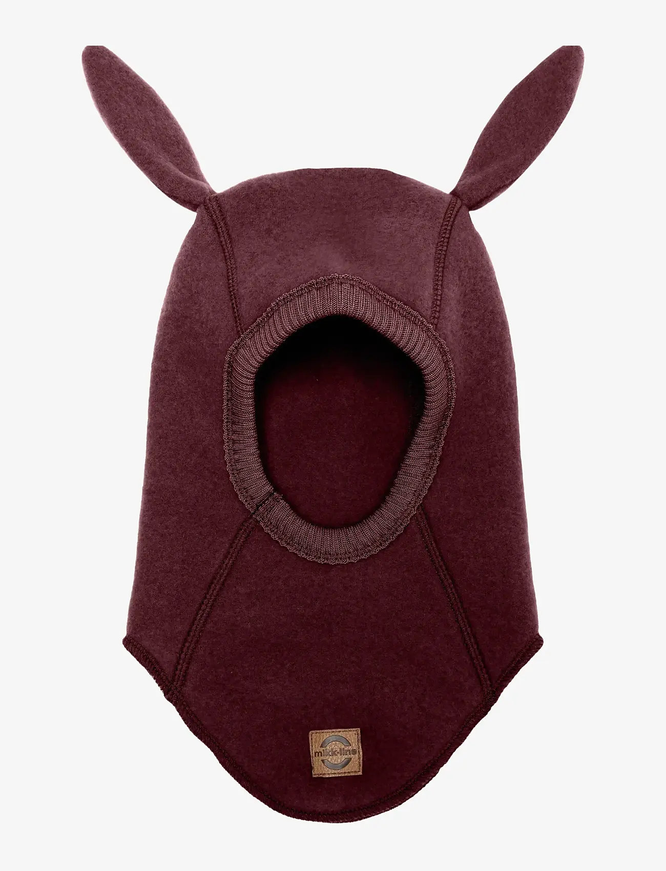 mikk-line - Wool Fullface w Bunny Ears - Žiemos aksesuarai - rum raisin - 0