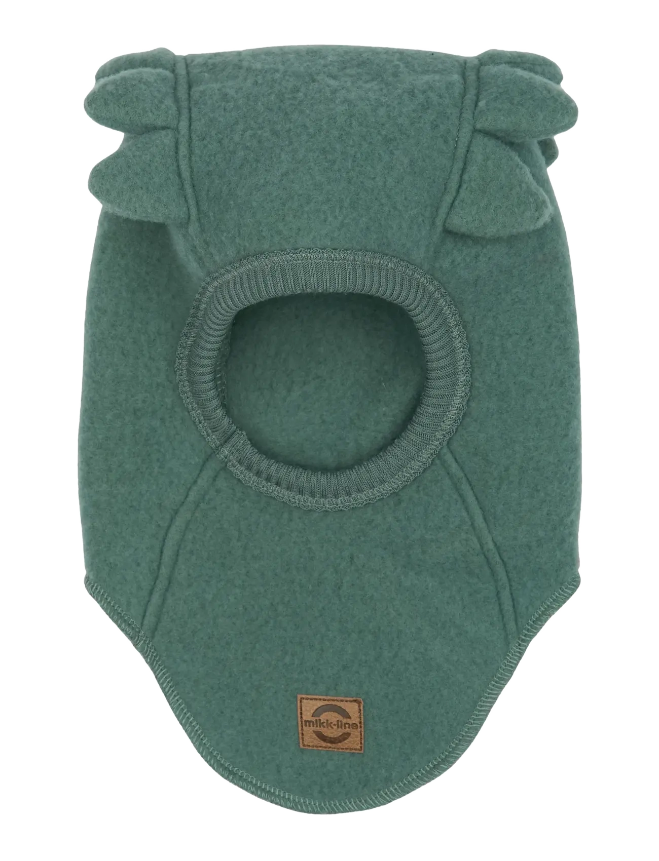 mikk-line Wool Fullface Croco, Børn, Uld Croco Elefanthue, Grøn, Str: 62/68