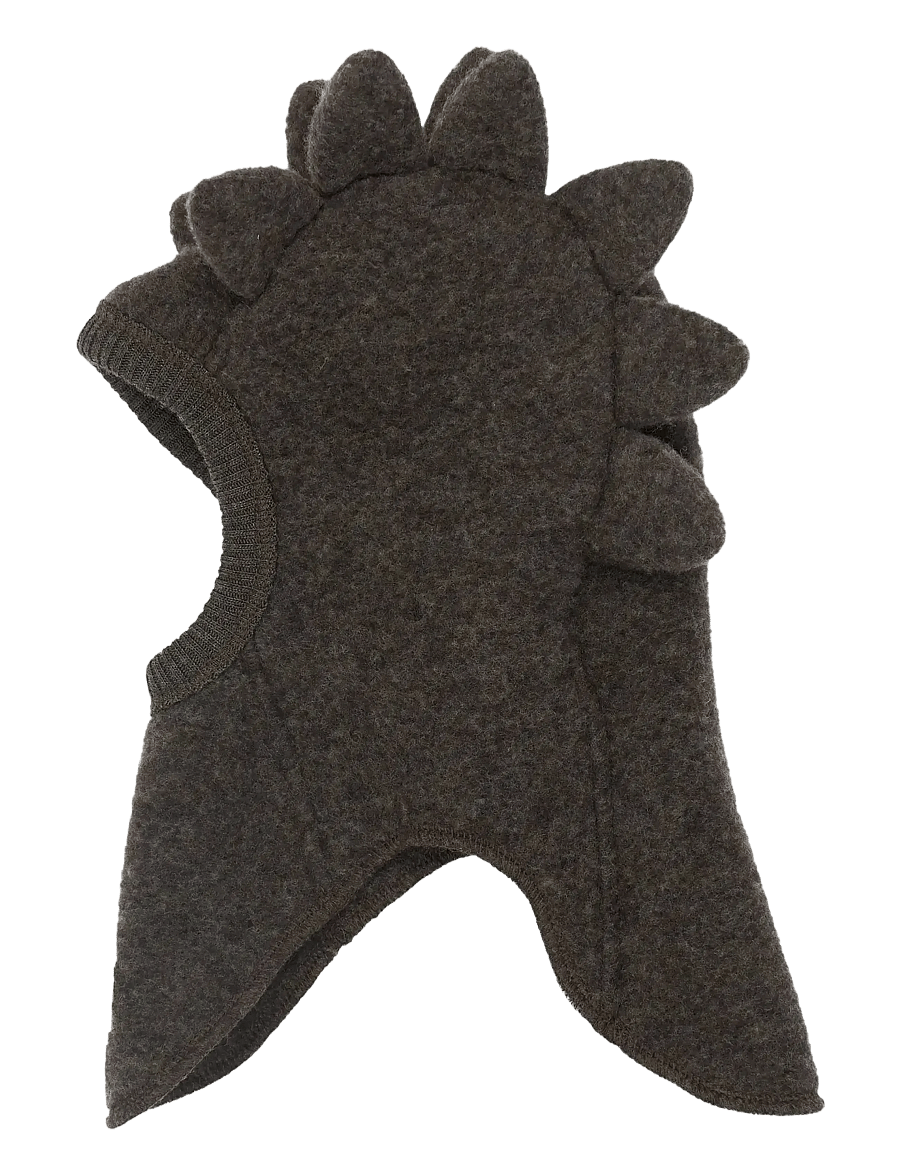 mikk-line - Wool Fullface Croco - vinter tilbehør - dark brown melange - 1