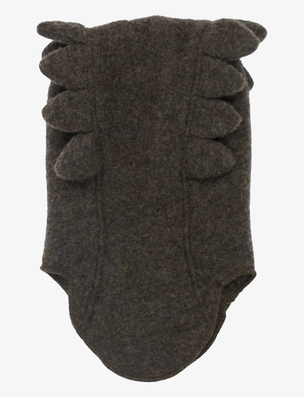 mikk-line - Wool Fullface Croco - vinteraccessoarer - dark brown melange - 2