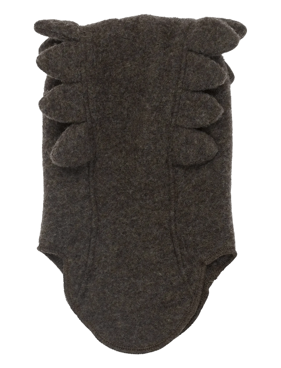 mikk-line - Wool Fullface Croco - vinter tilbehør - dark brown melange - 2