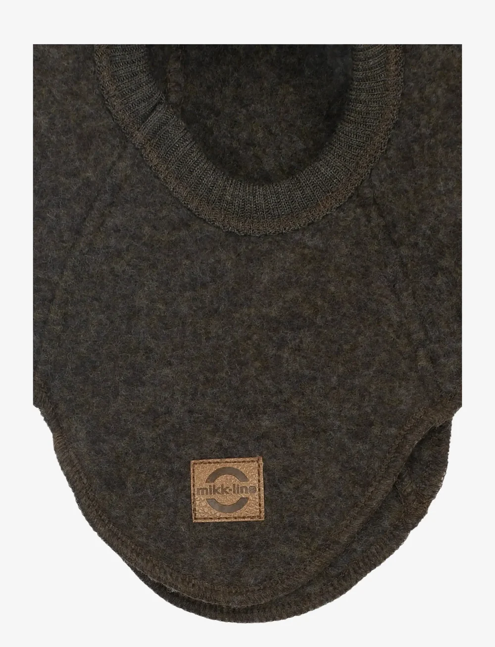mikk-line - Wool Fullface Croco - vinteraccessoarer - dark brown melange - 3