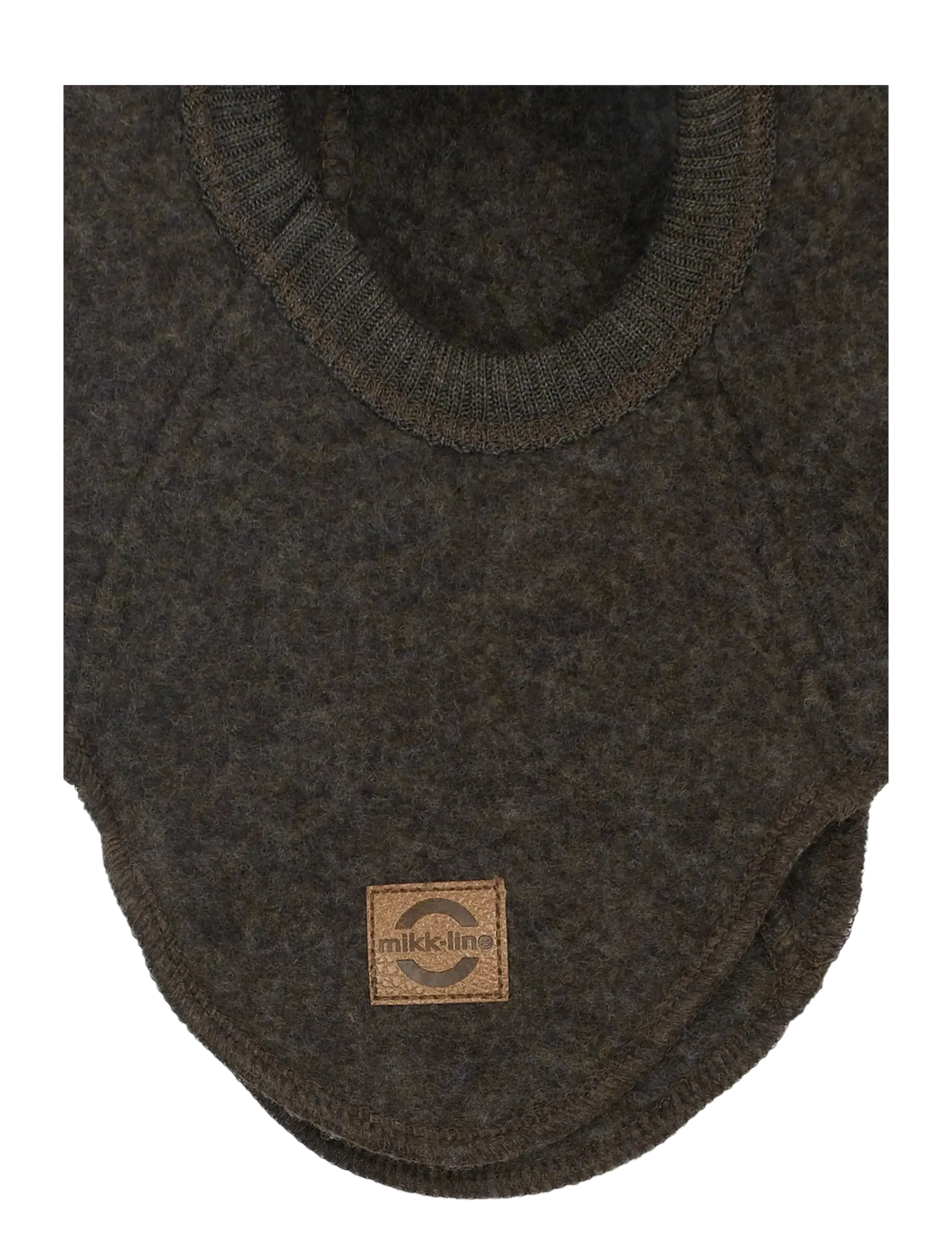 mikk-line - Wool Fullface Croco - aksesuāri - dark brown melange - 3