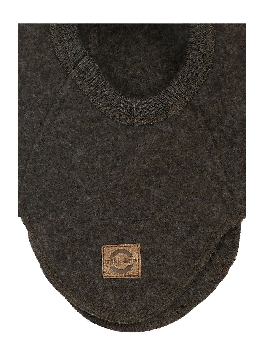 mikk-line - Wool Fullface Croco - vinter tilbehør - dark brown melange - 3