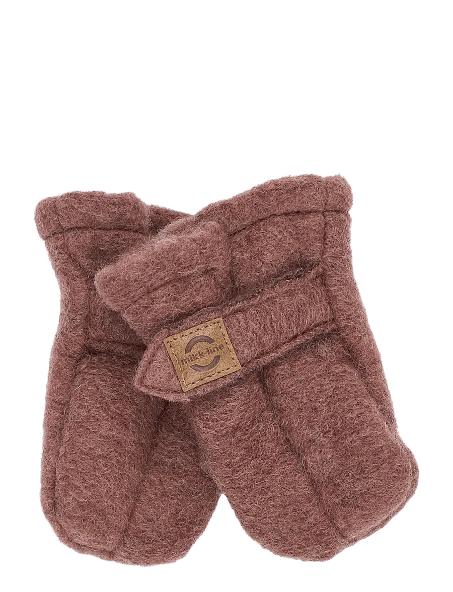 mikk-line - Airwool Mittens - baby-handschuhe - burlwood - 0