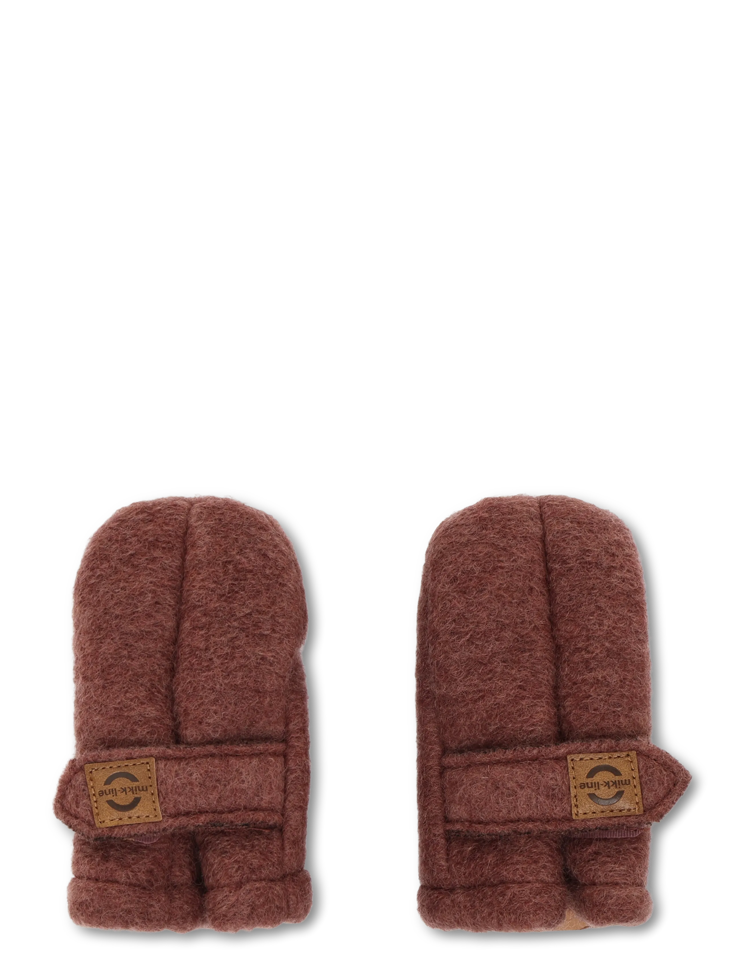 mikk-line - Airwool Mittens - baby gloves - burlwood - 1