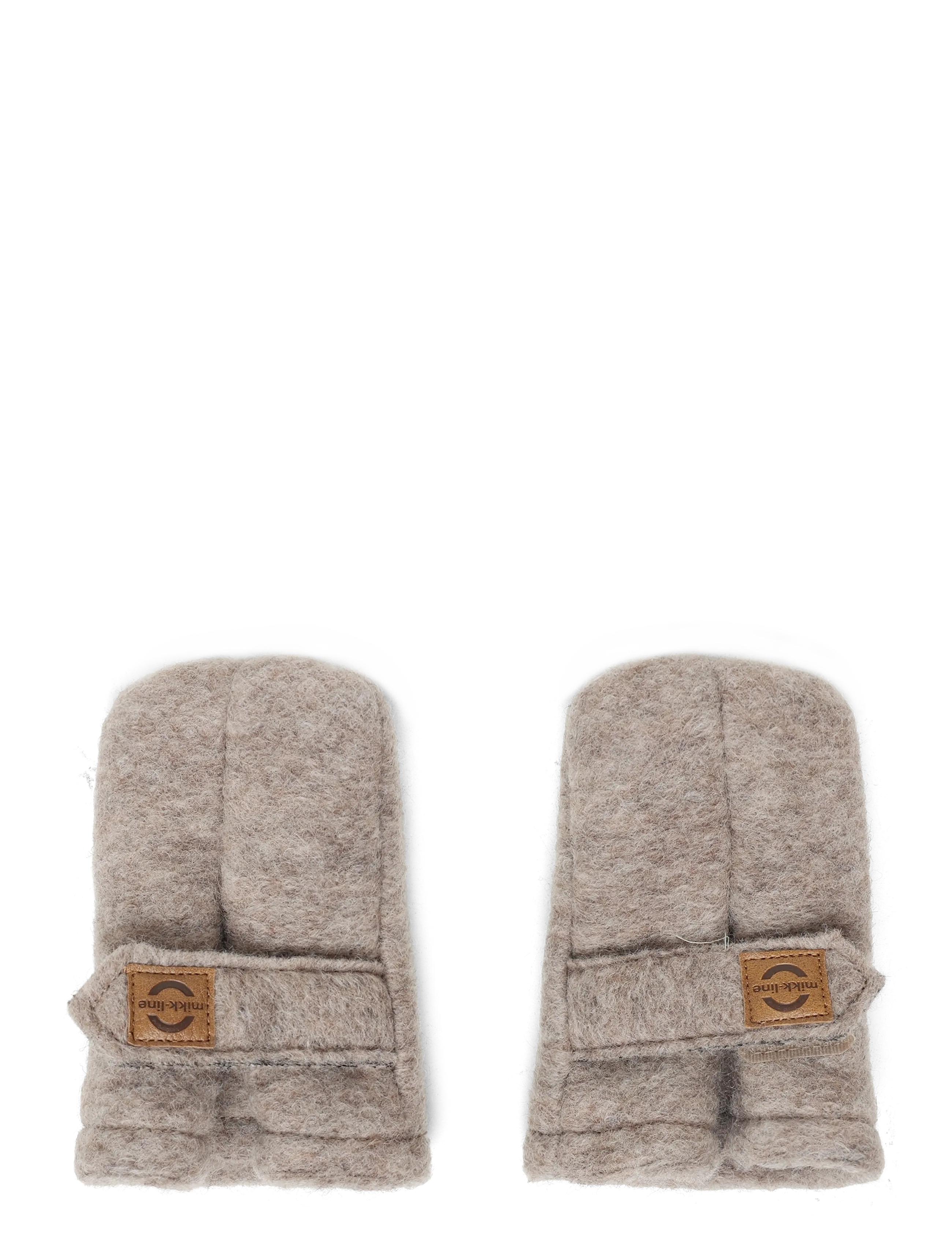 mikk-line - Airwool Mittens - baby gloves - melange denver - 1