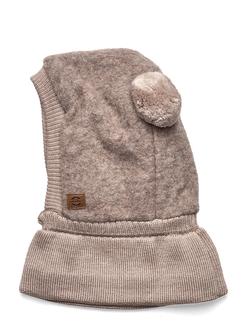 mikk-line - Airwool Balaclava w Knit - talveaksessuaarid - melange denver - 0
