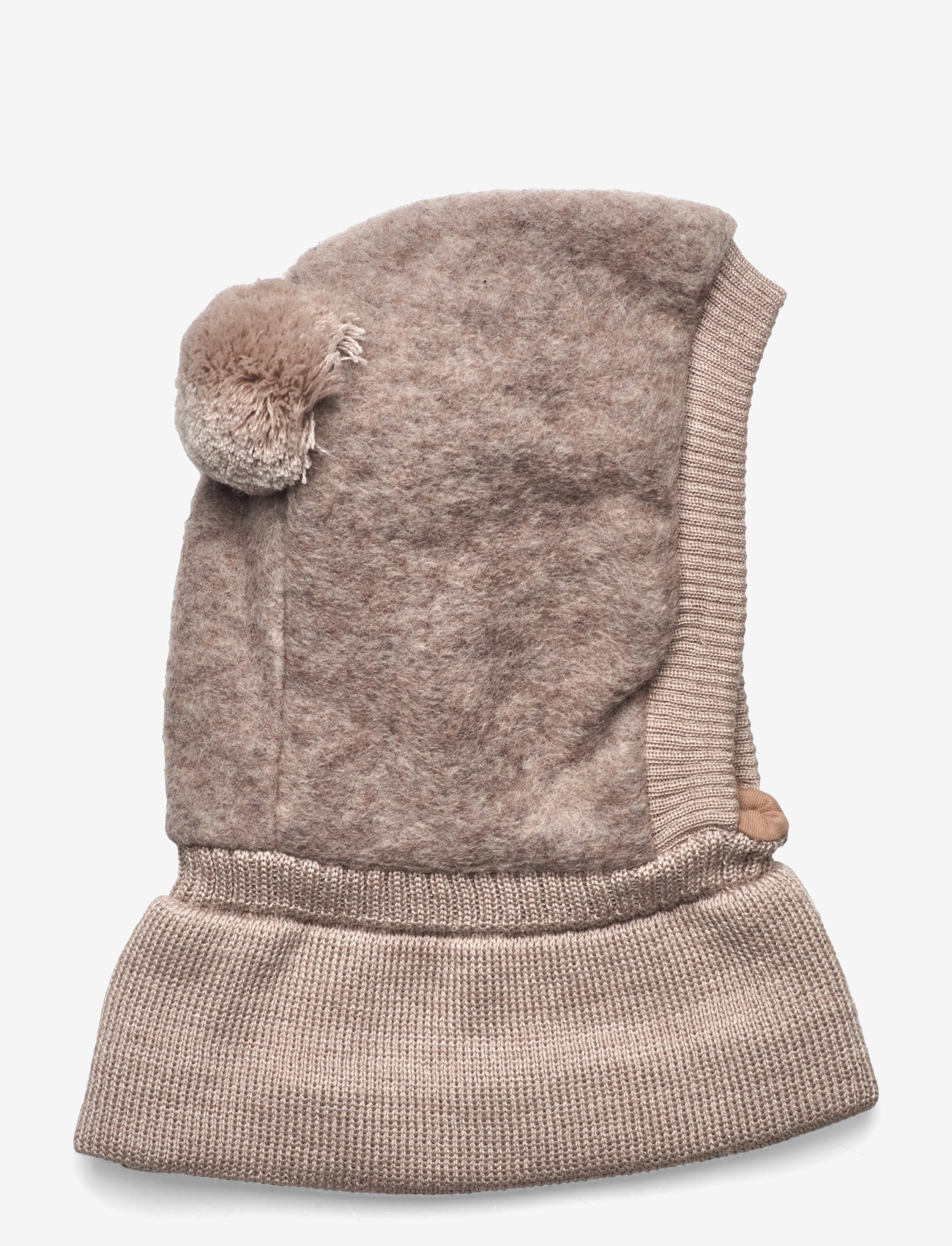 mikk-line - Airwool Balaclava w Knit - accessories - melange denver - 1