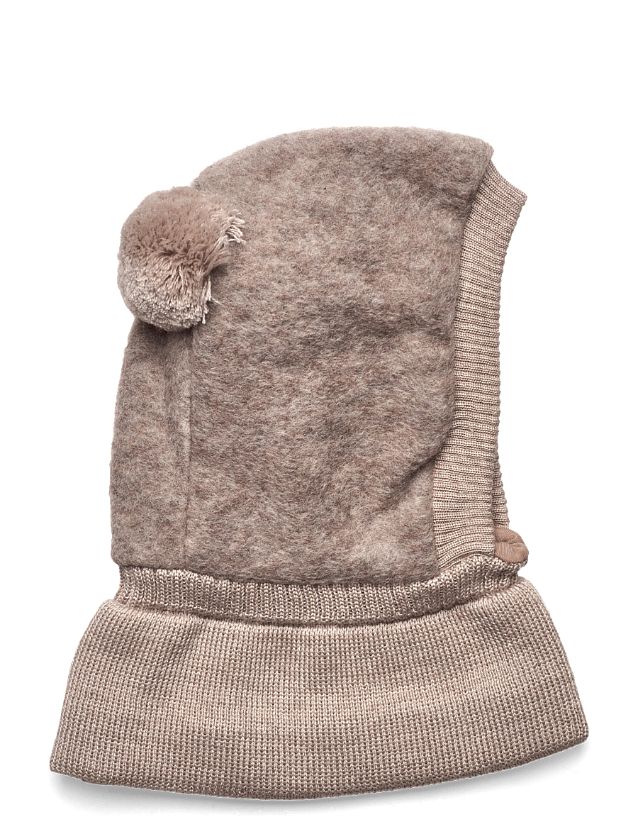 mikk-line - Airwool Balaclava w Knit - talveaksessuaarid - melange denver - 1