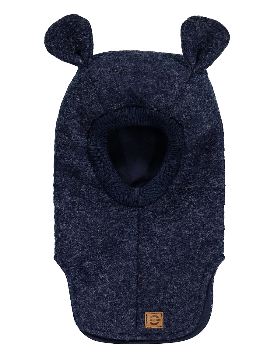 mikk-line - Airwool Balaclava w Ears - winteraccessoires - blue nights - 0