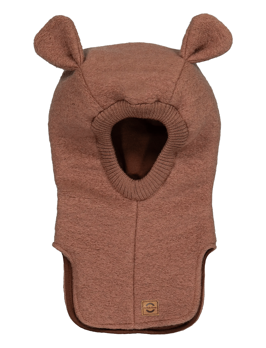 mikk-line - Airwool Balaclava w Ears - winteraccessoires - burlwood - 0