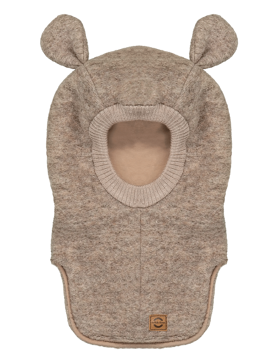mikk-line - Airwool Balaclava w Ears - winteraccessoires - melange denver - 0