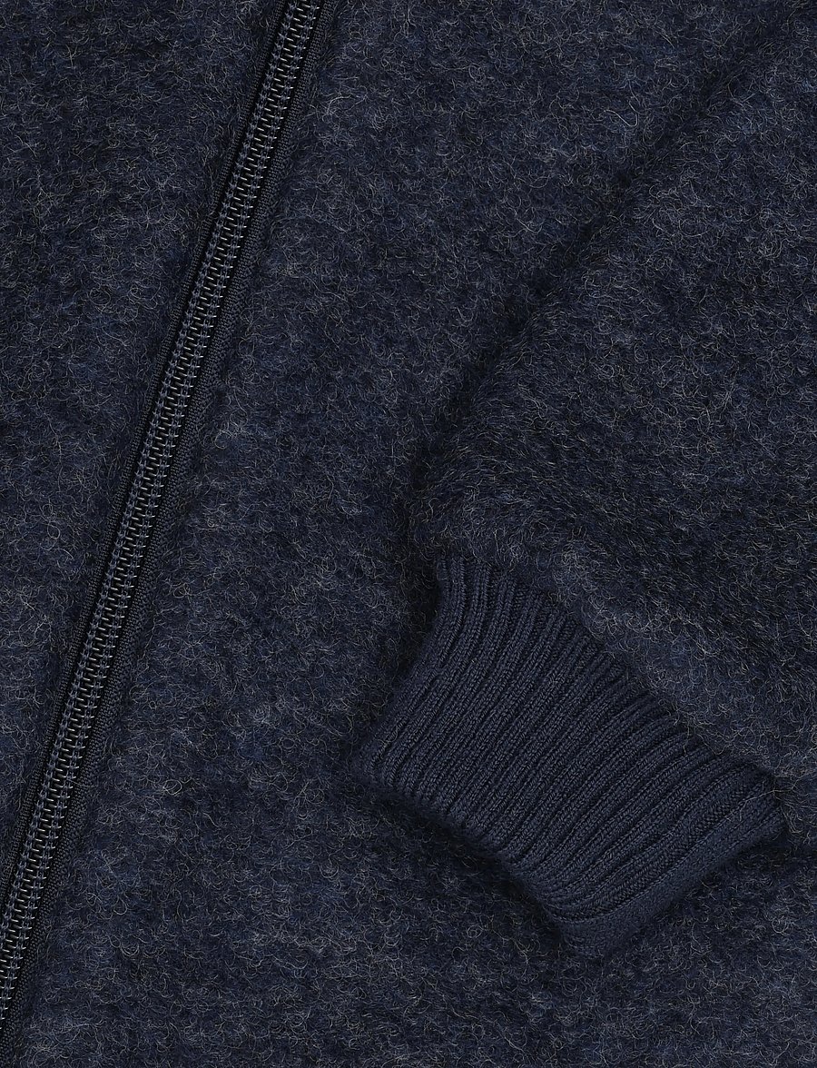 mikk-line - Airwool Cardigan - fleecejackor - blue nights - 3