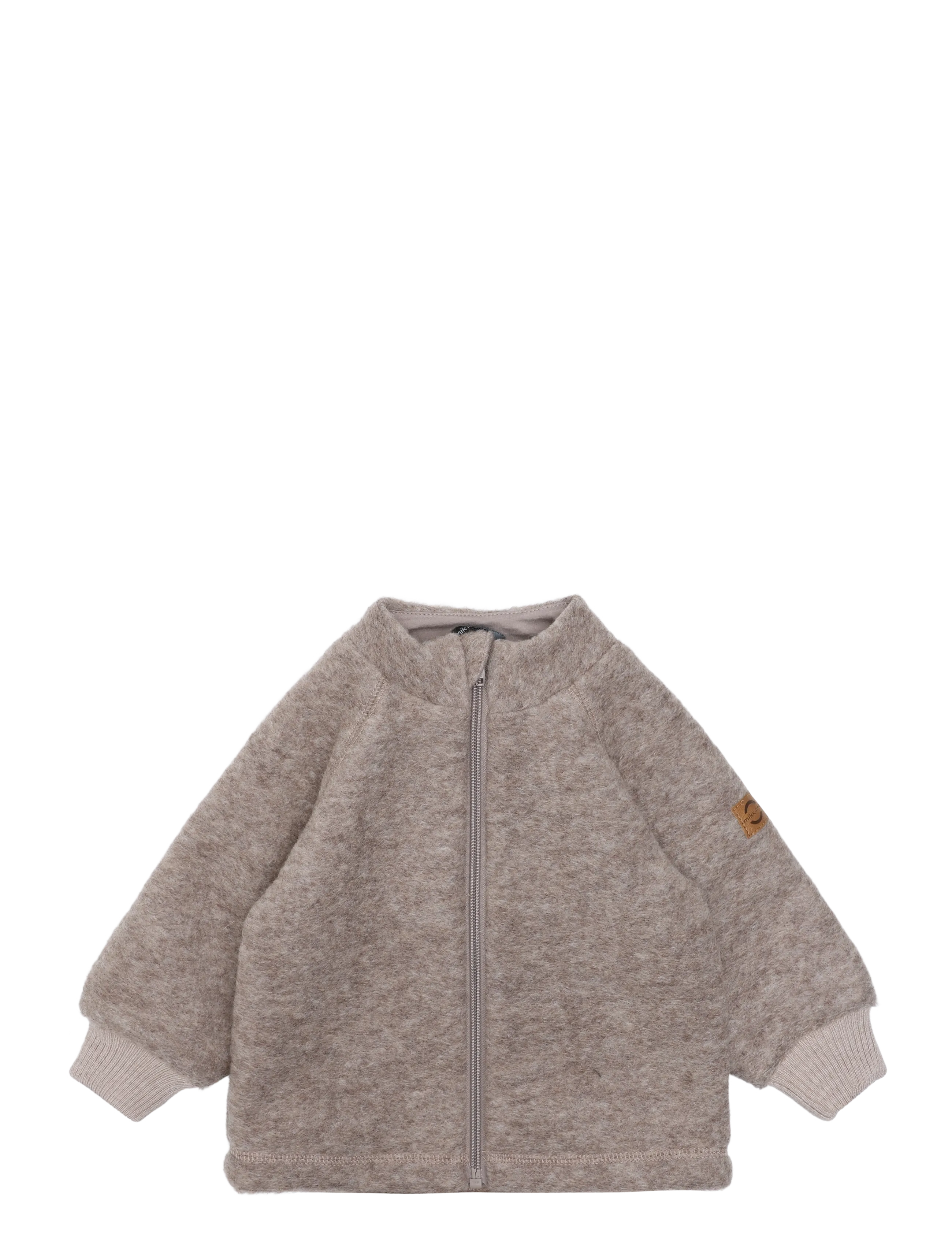 mikk-line Airwool Cardigan - Fleecejacken - MELANGE DENVER / beige