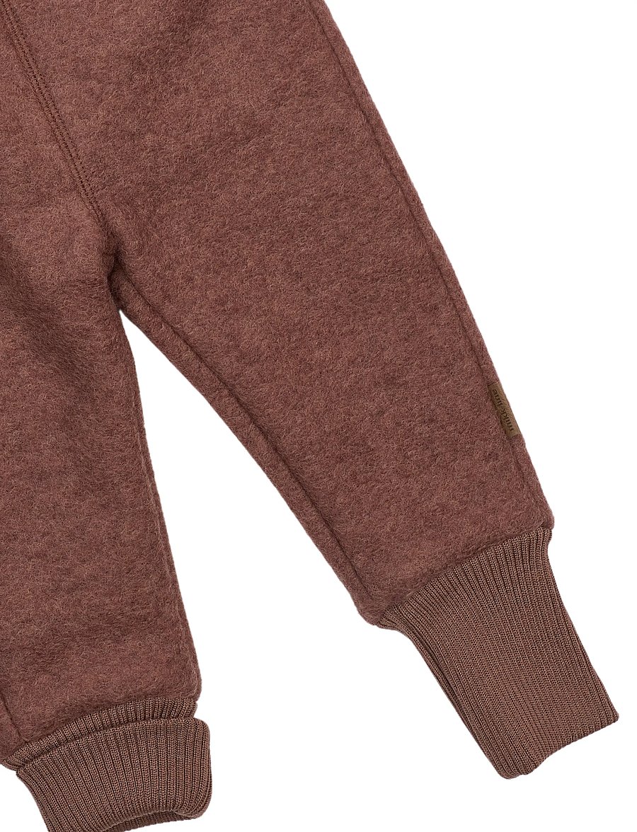 mikk-line - Airwool Pant - sweatpants - burlwood - 3