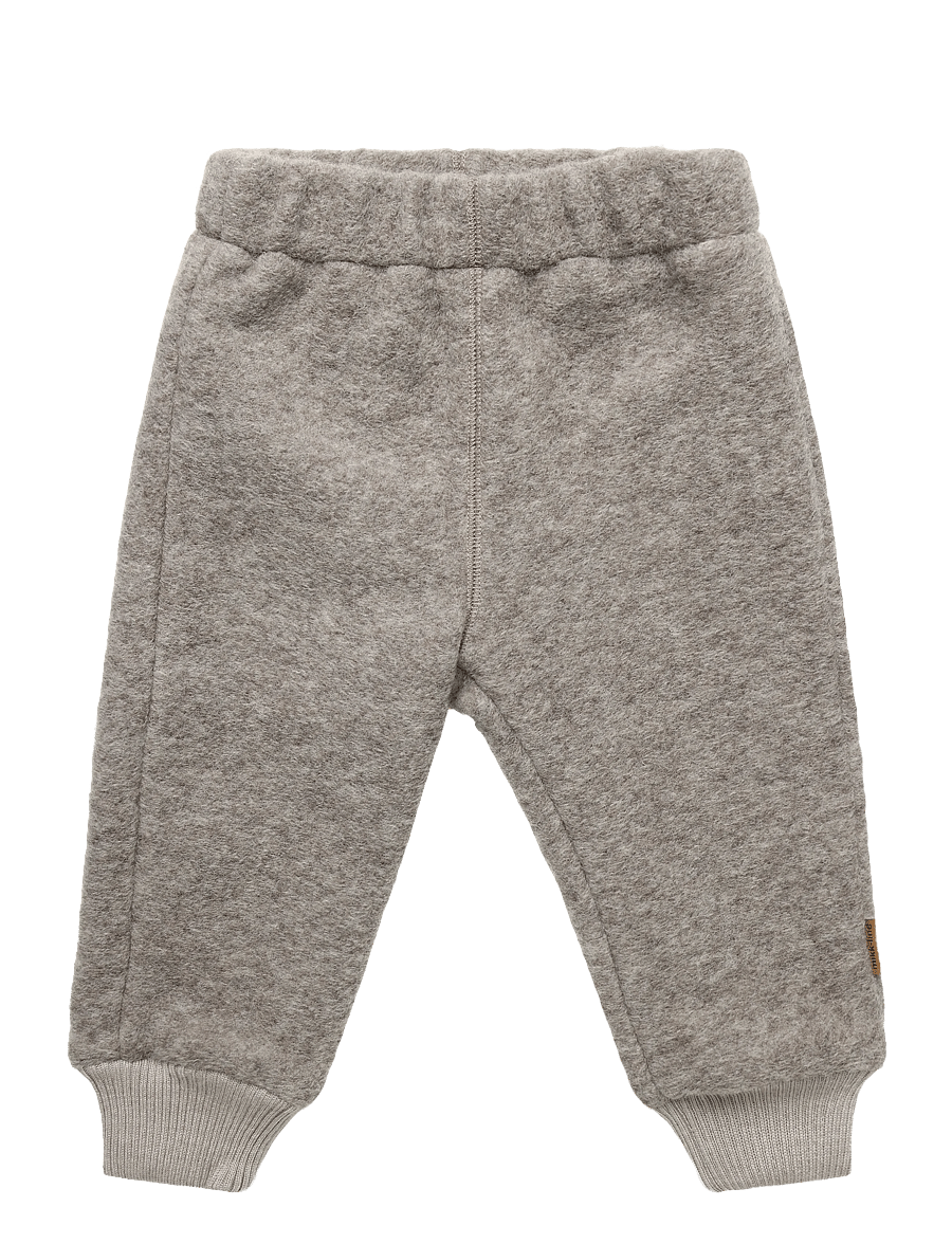 mikk-line - Airwool Pant - mjukisbyxor - melange denver - 0