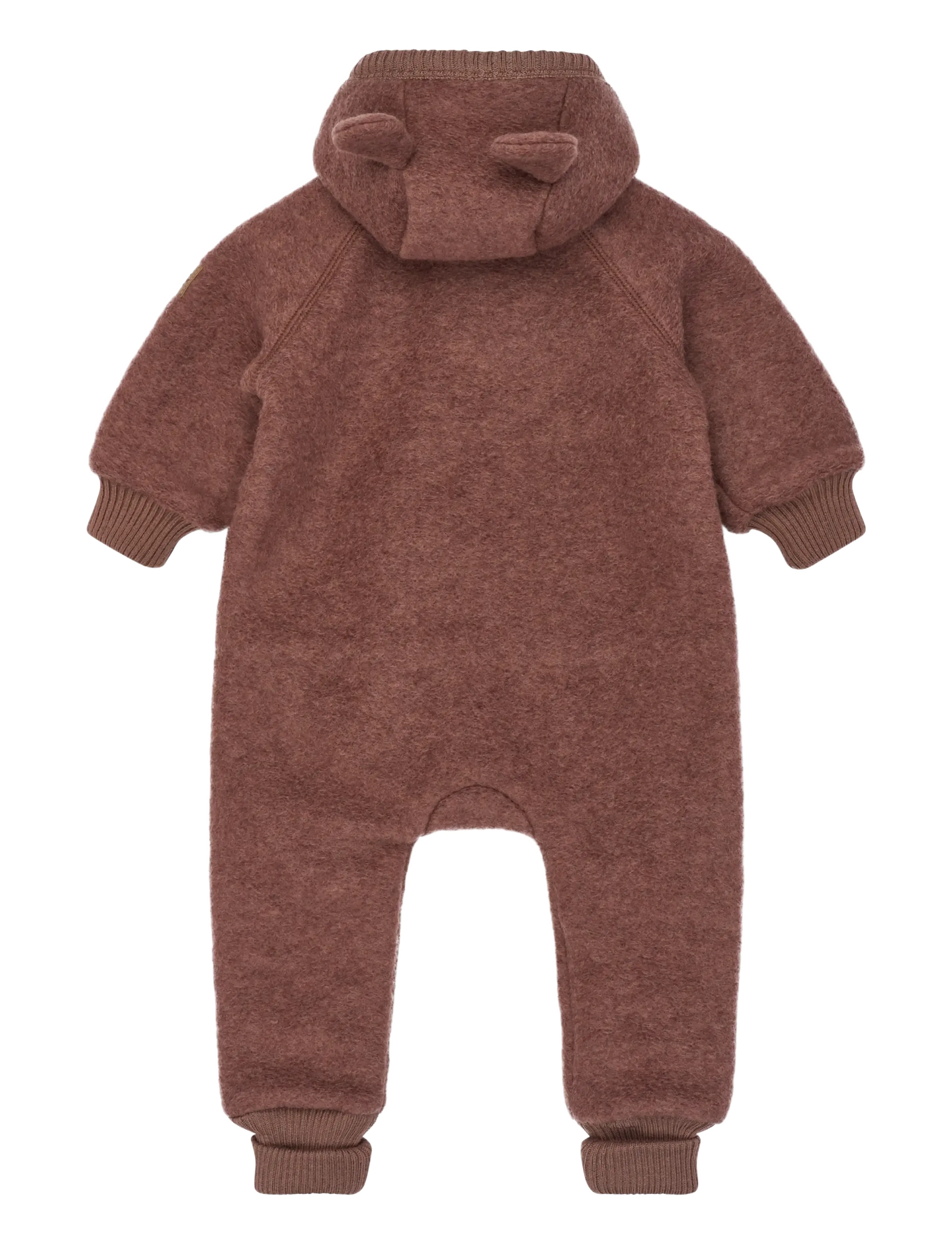 mikk-line - Airwool Suit w Ears - long-sleeved bodies - burlwood - 1