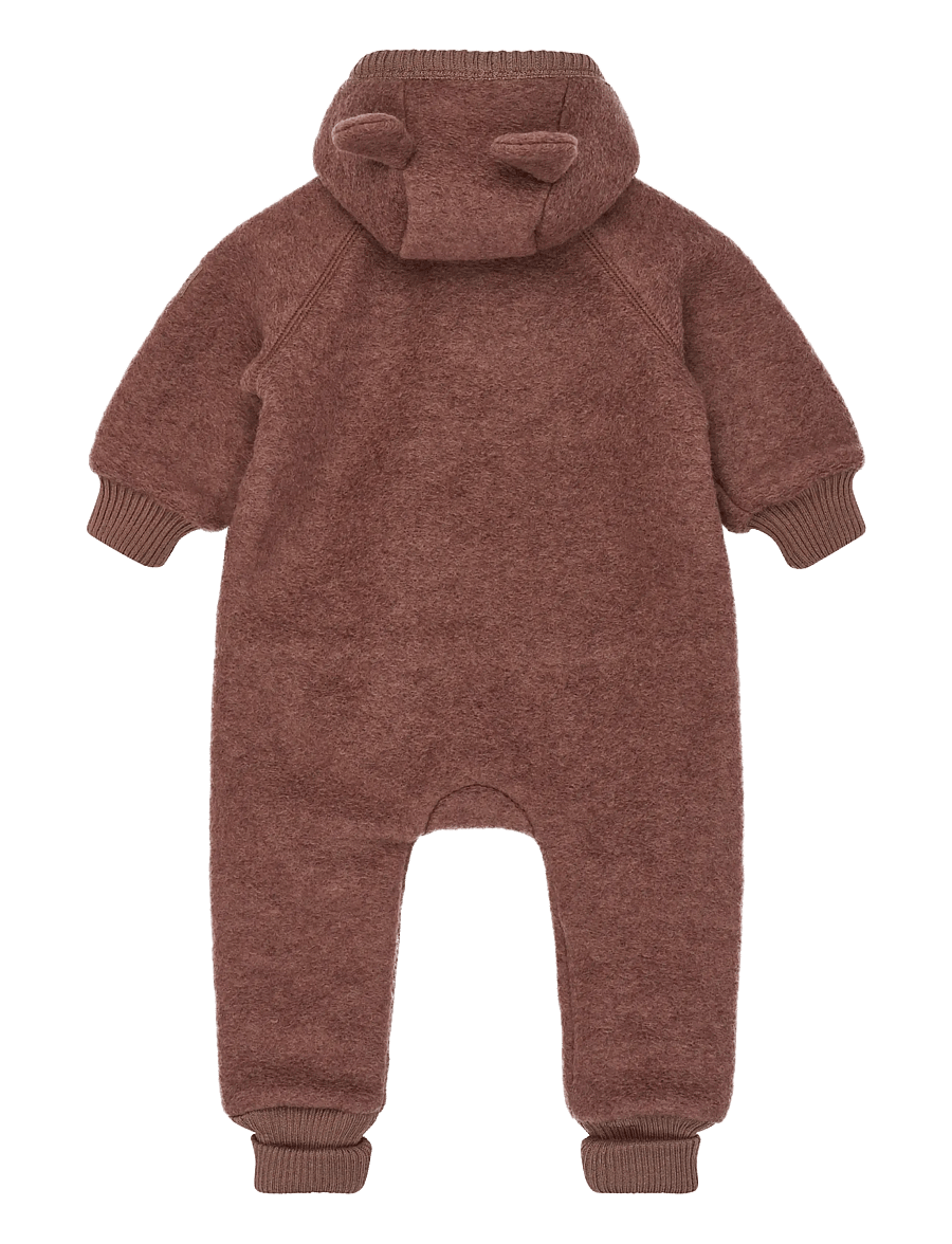 mikk-line - Airwool Suit w Ears - langärmelige bodys - burlwood - 1