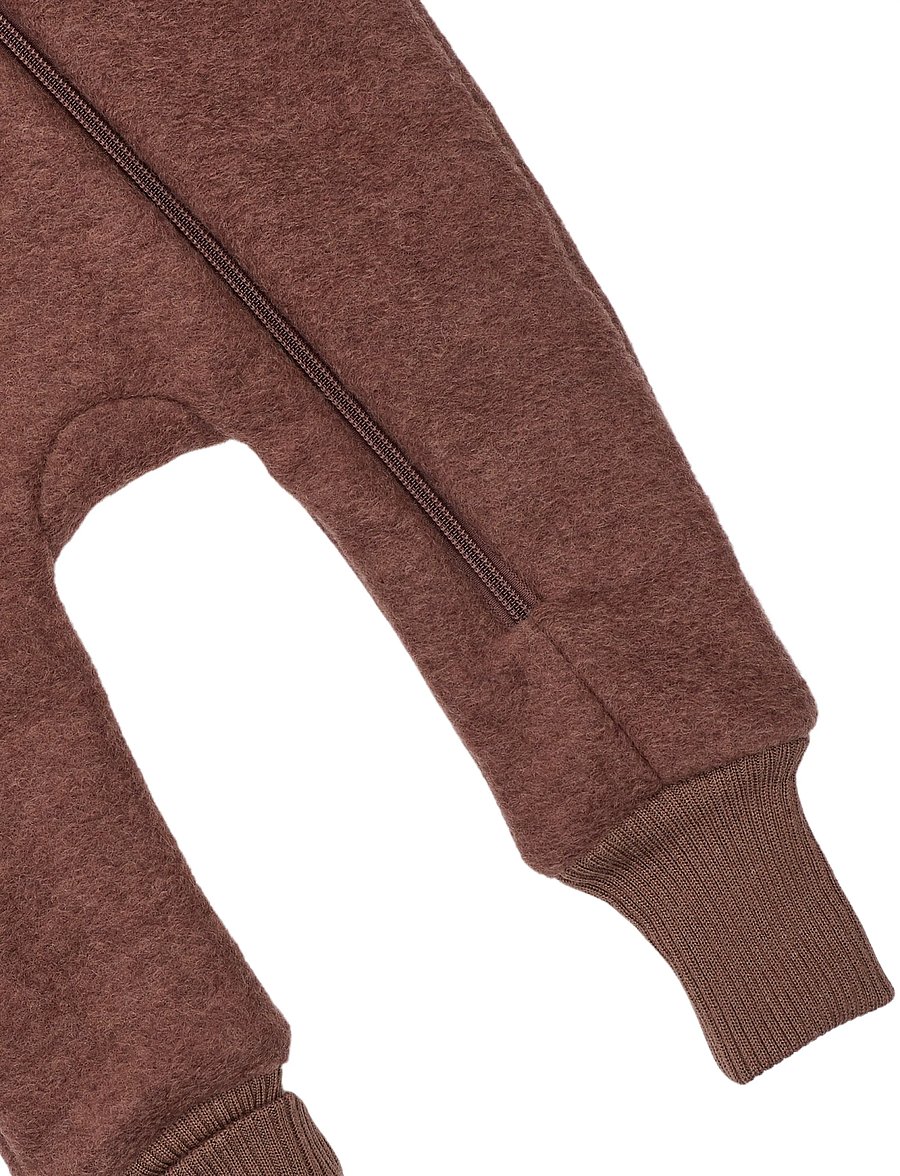 mikk-line - Airwool Suit w Ears - langärmelige bodys - burlwood - 5