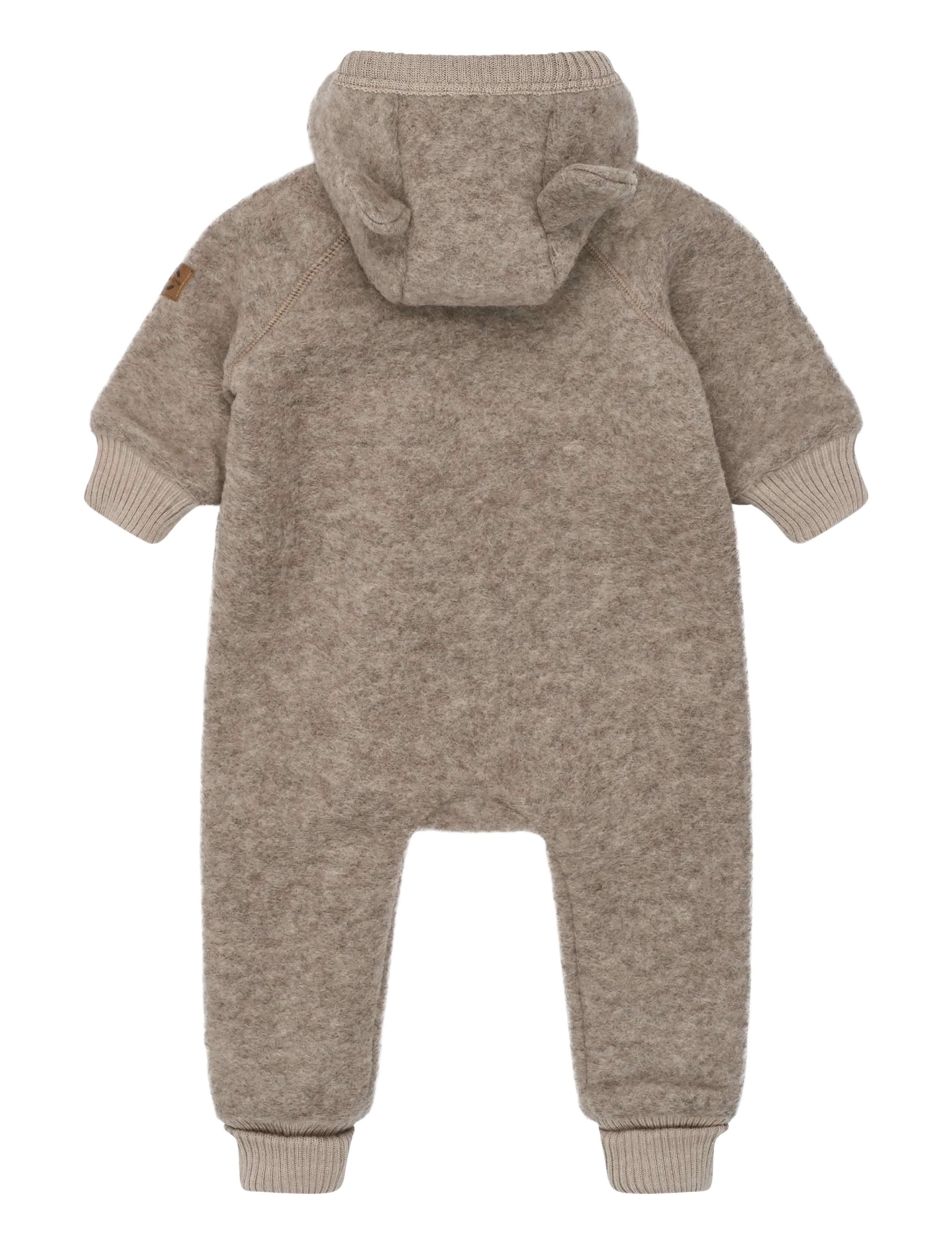 mikk-line - Airwool Suit w Ears - long-sleeved bodies - melange denver - 1