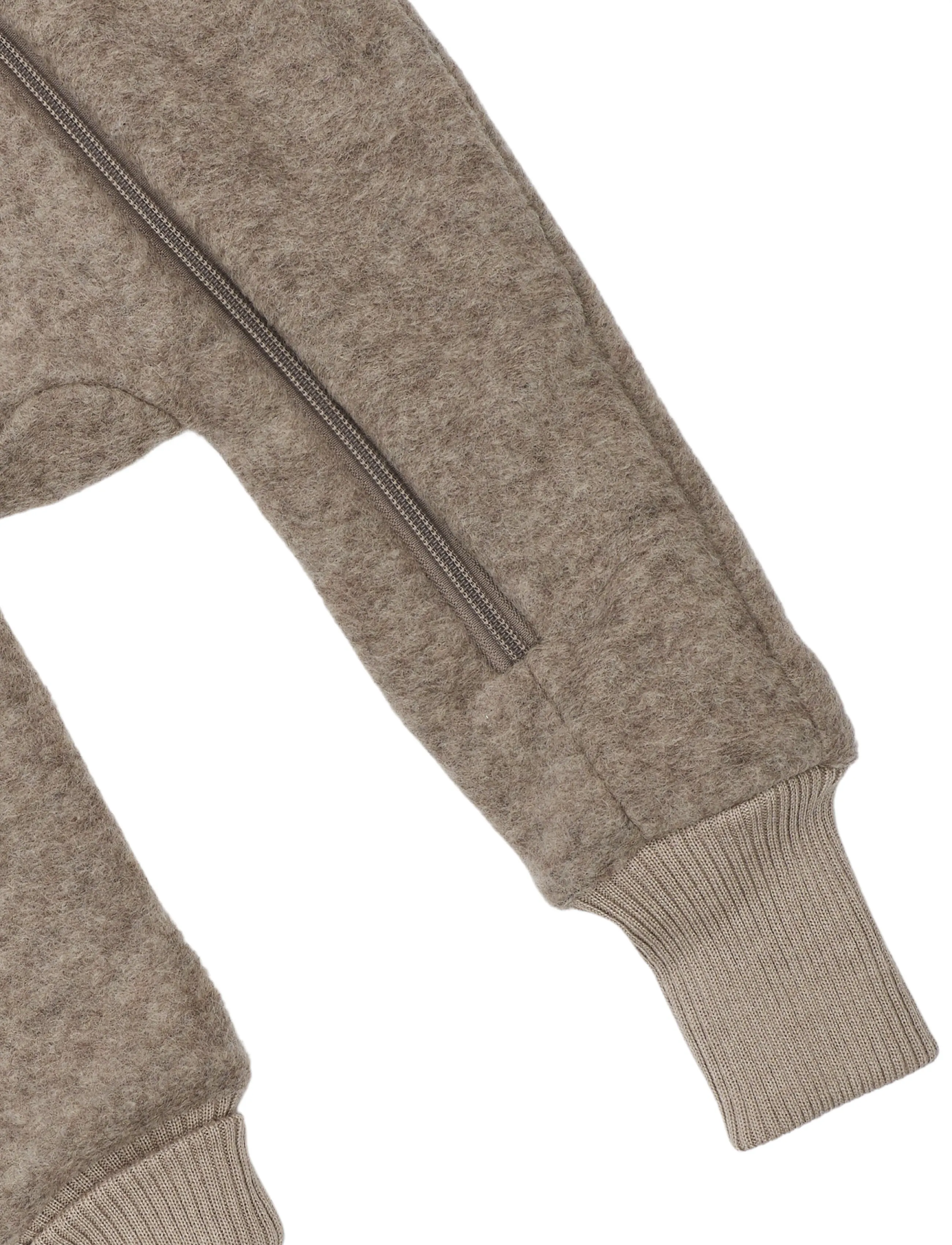 mikk-line - Airwool Suit w Ears - long-sleeved bodies - melange denver - 5