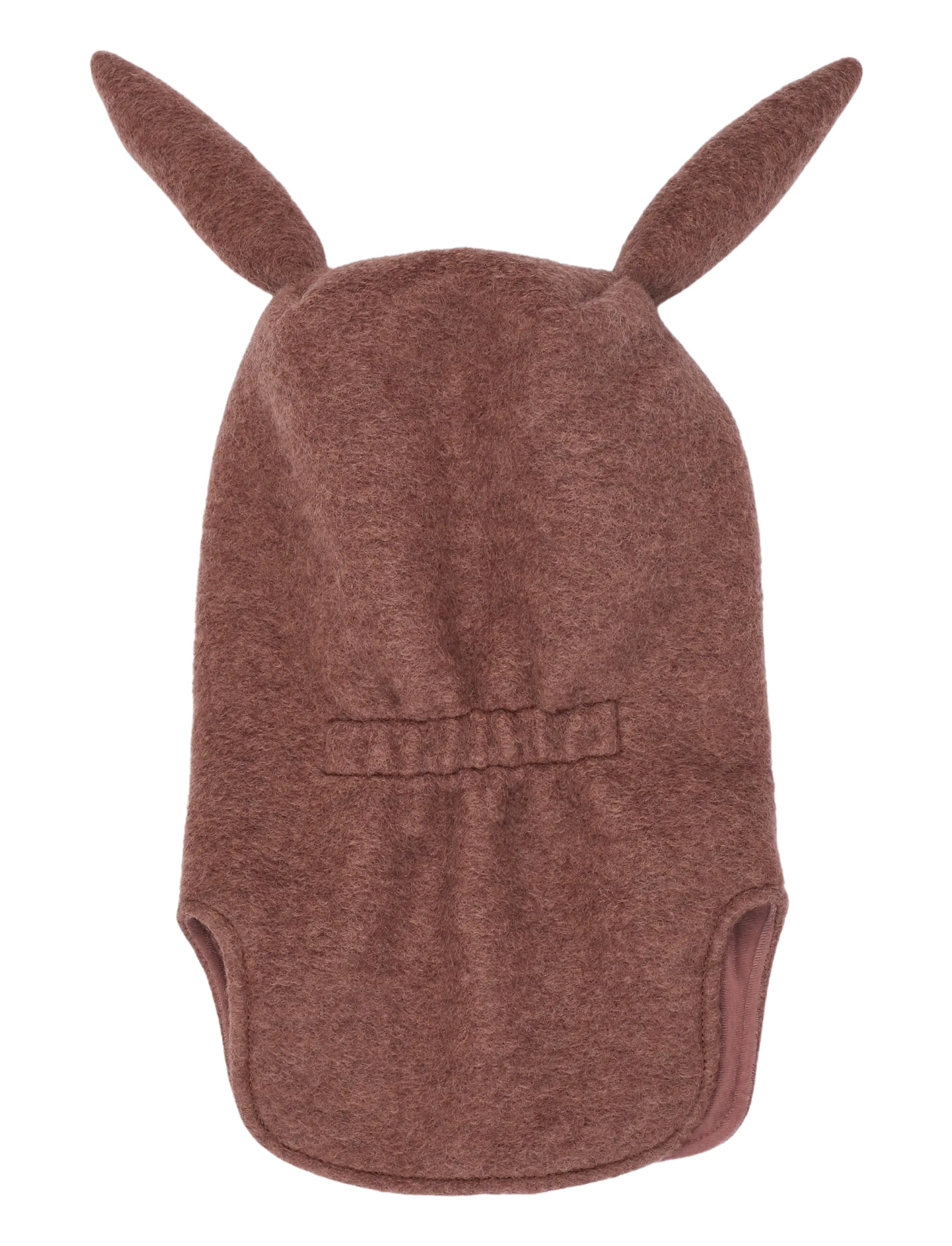 mikk-line - Airwool Balaclava w Bunny Ears - winteraccessoires - burlwood - 1