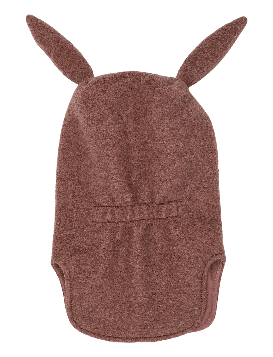 mikk-line - Airwool Balaclava w Bunny Ears - winteraccessoires - burlwood - 1
