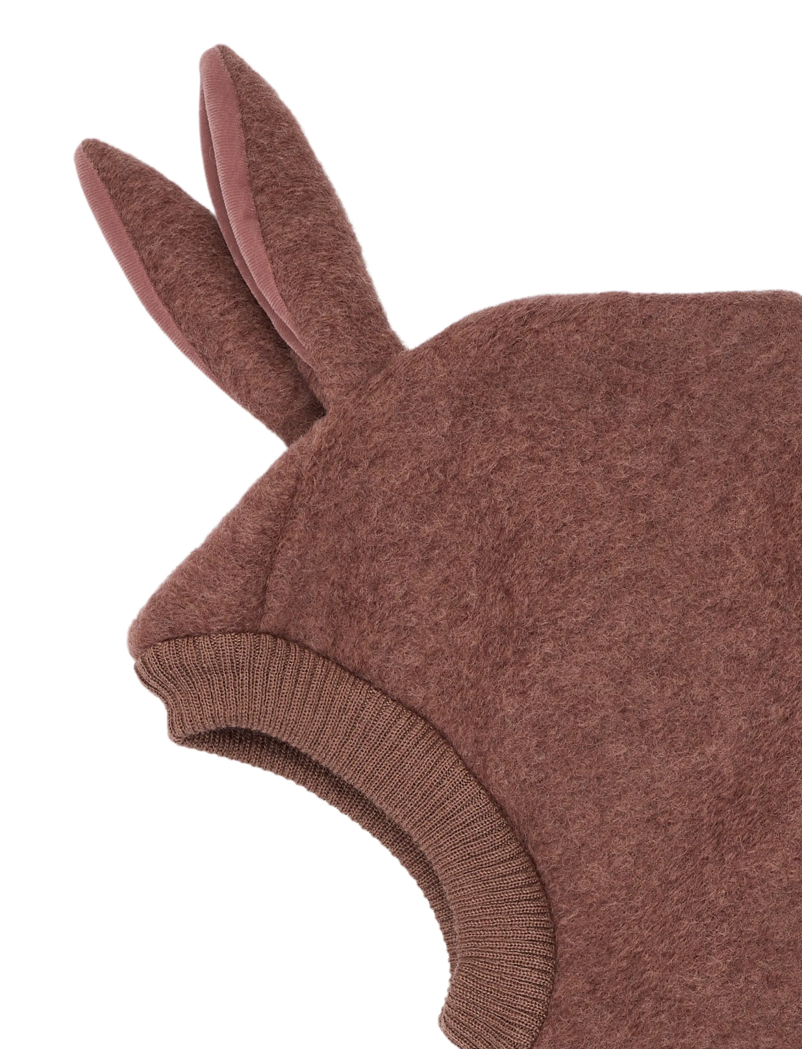 mikk-line - Airwool Balaclava w Bunny Ears - winteraccessoires - burlwood - 2