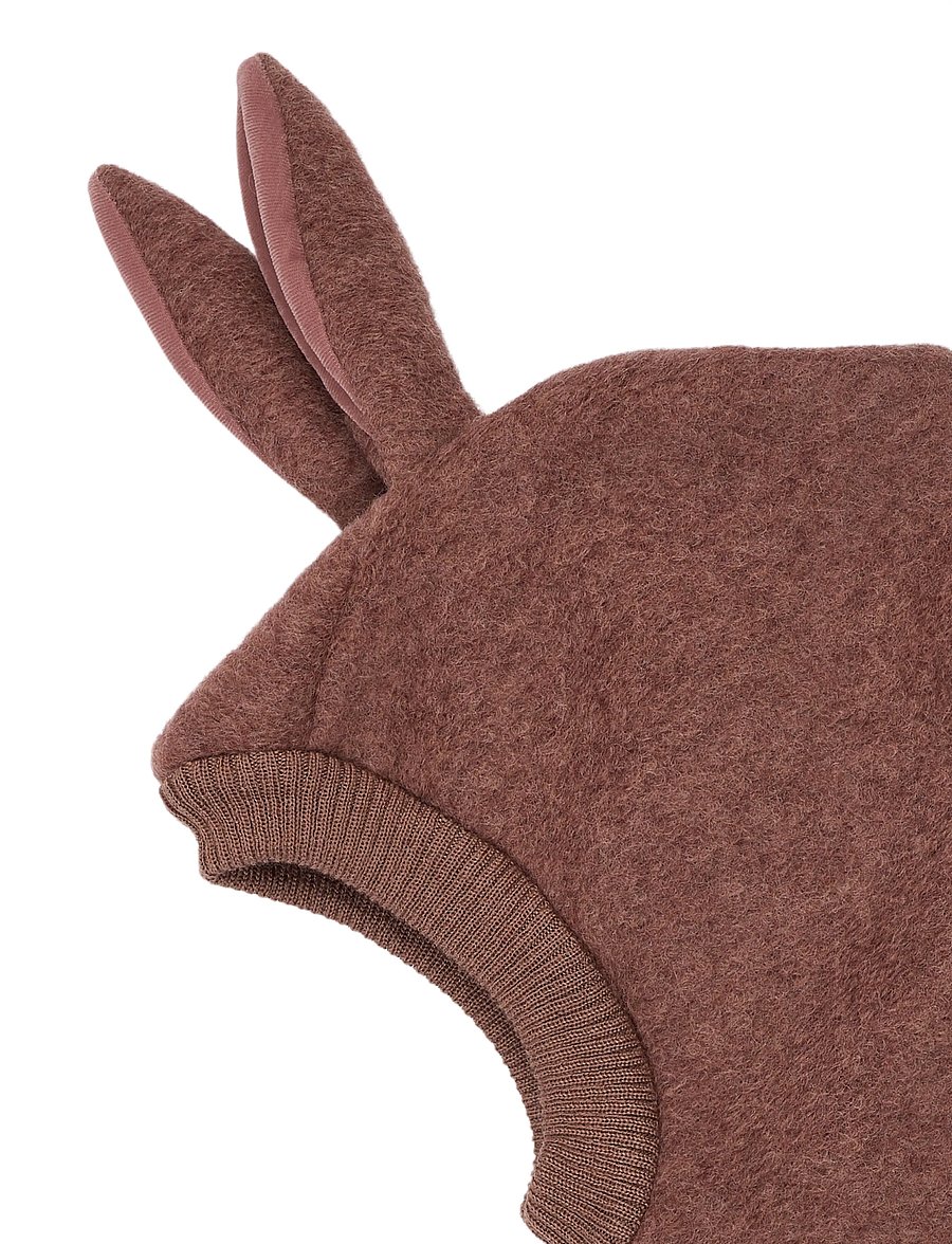 mikk-line - Airwool Balaclava w Bunny Ears - winteraccessoires - burlwood - 2