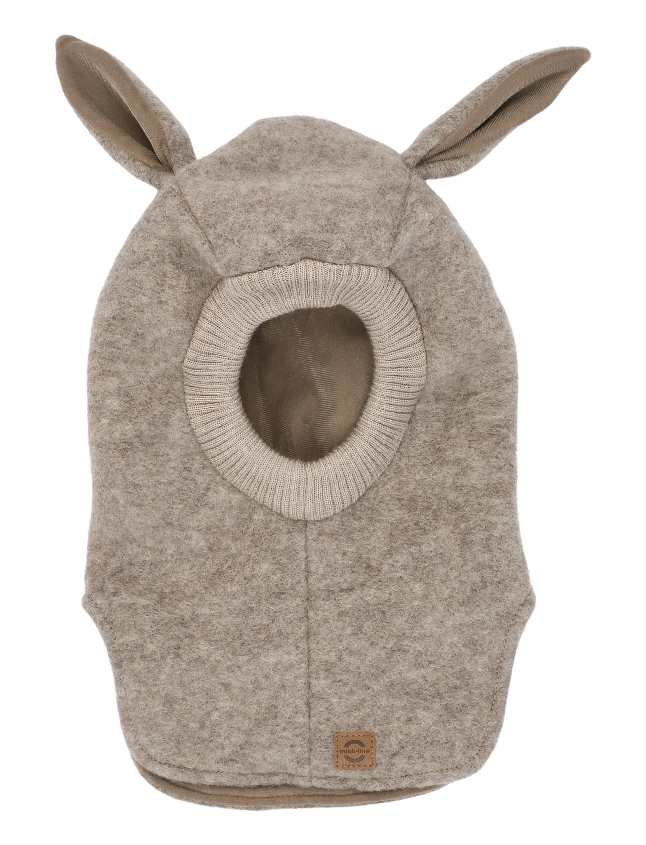 mikk-line Airwool Balaclava w Bunny Ears - Tagasi kooli - MELANGE DENVER / beige