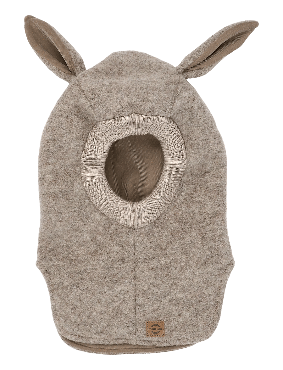 mikk-line - Airwool Balaclava w Bunny Ears - talvised aksessuaarid - melange denver - 0