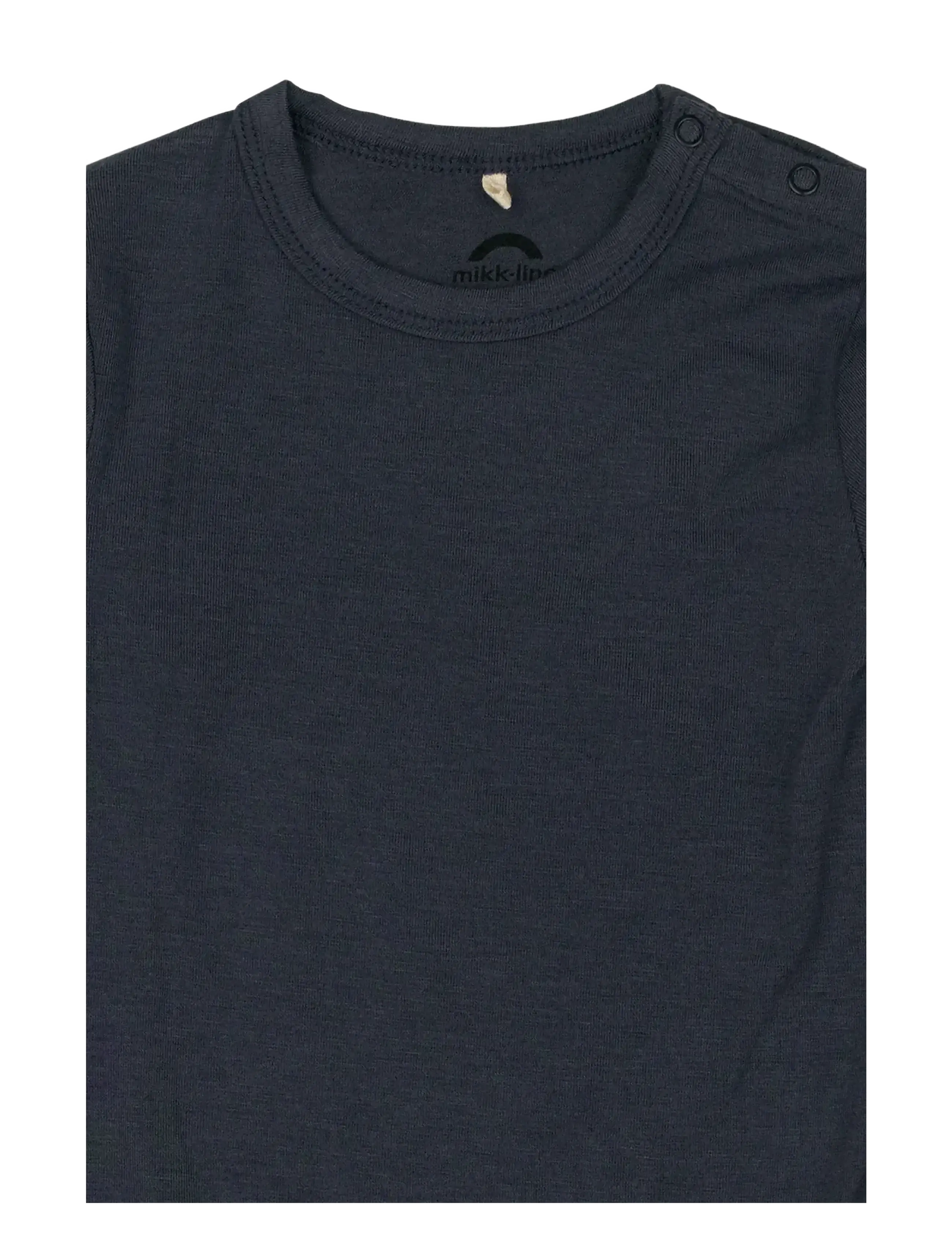 mikk-line - Wool/Bamboo LS Body - laveste priser - blue nights - 2