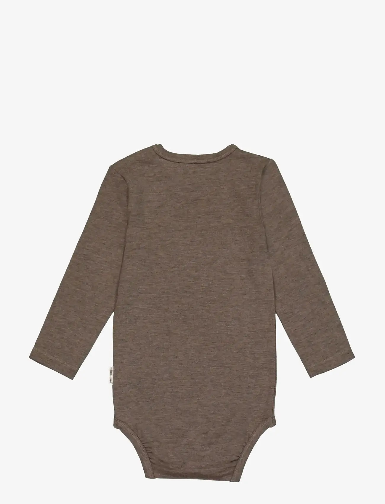 mikk-line - Wool/Bamboo LS Body - langermasamfellur - melange denver - 1